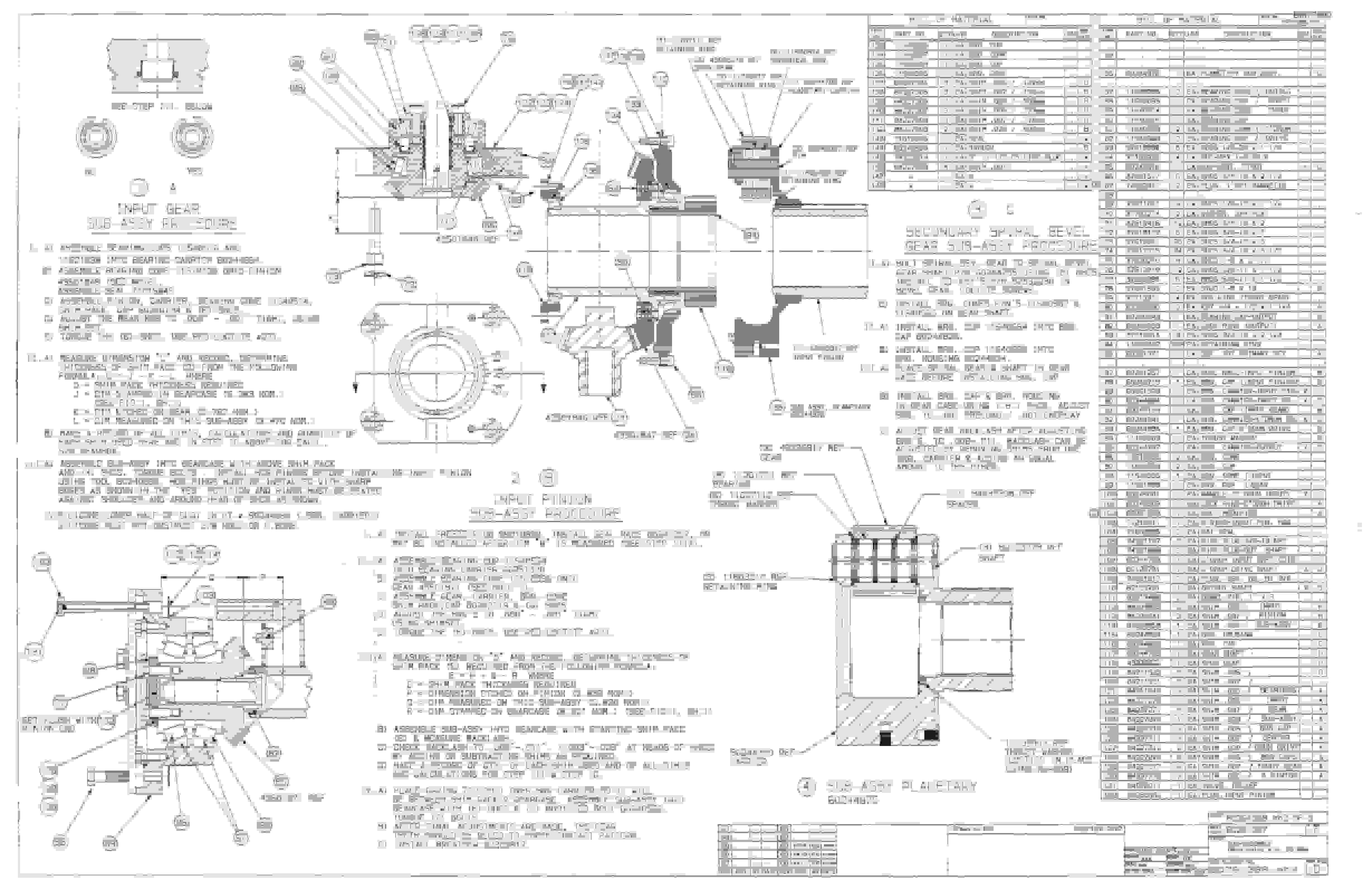Bucyrus 25M1 Miner Parts Catalog BI377500-3