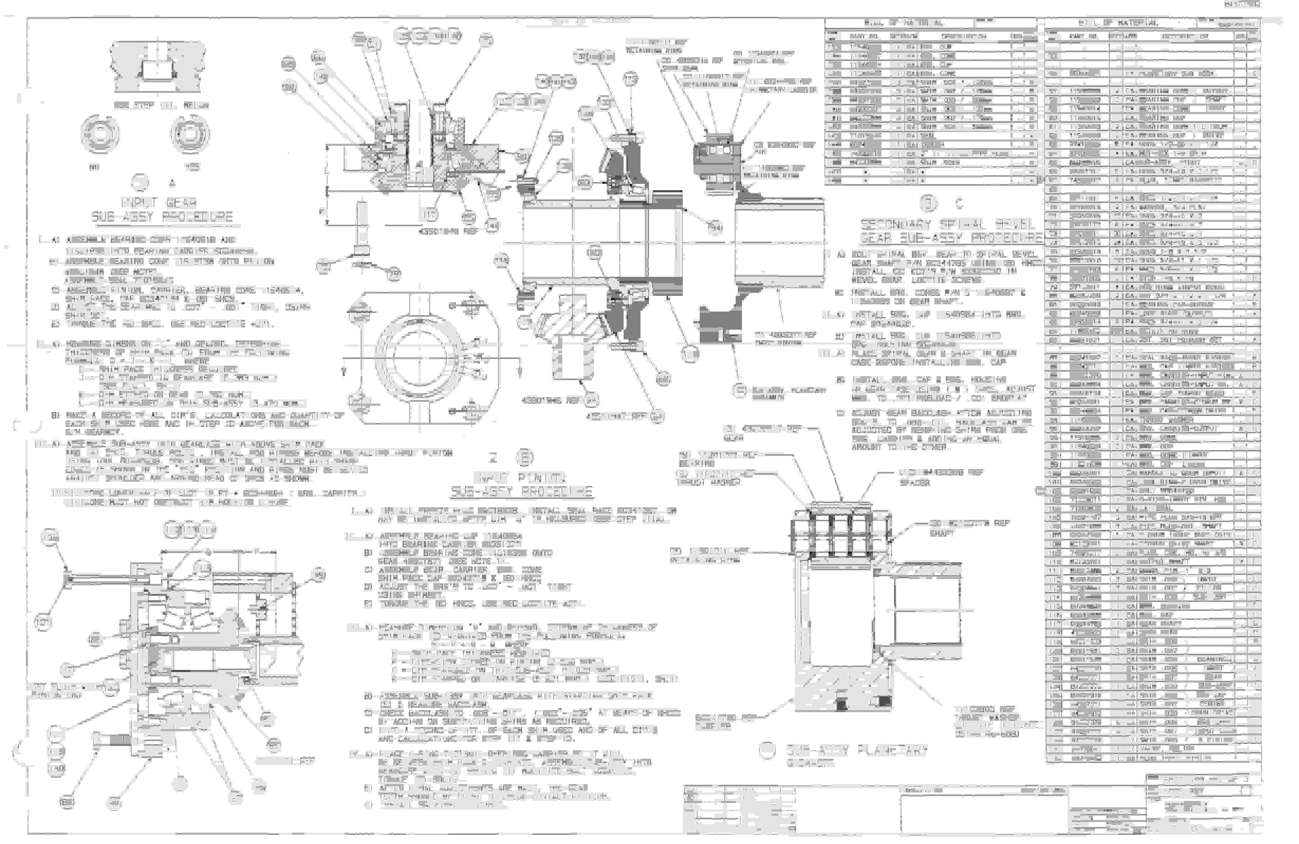 Bucyrus 25M1 Miner Parts Catalog BI377502-3