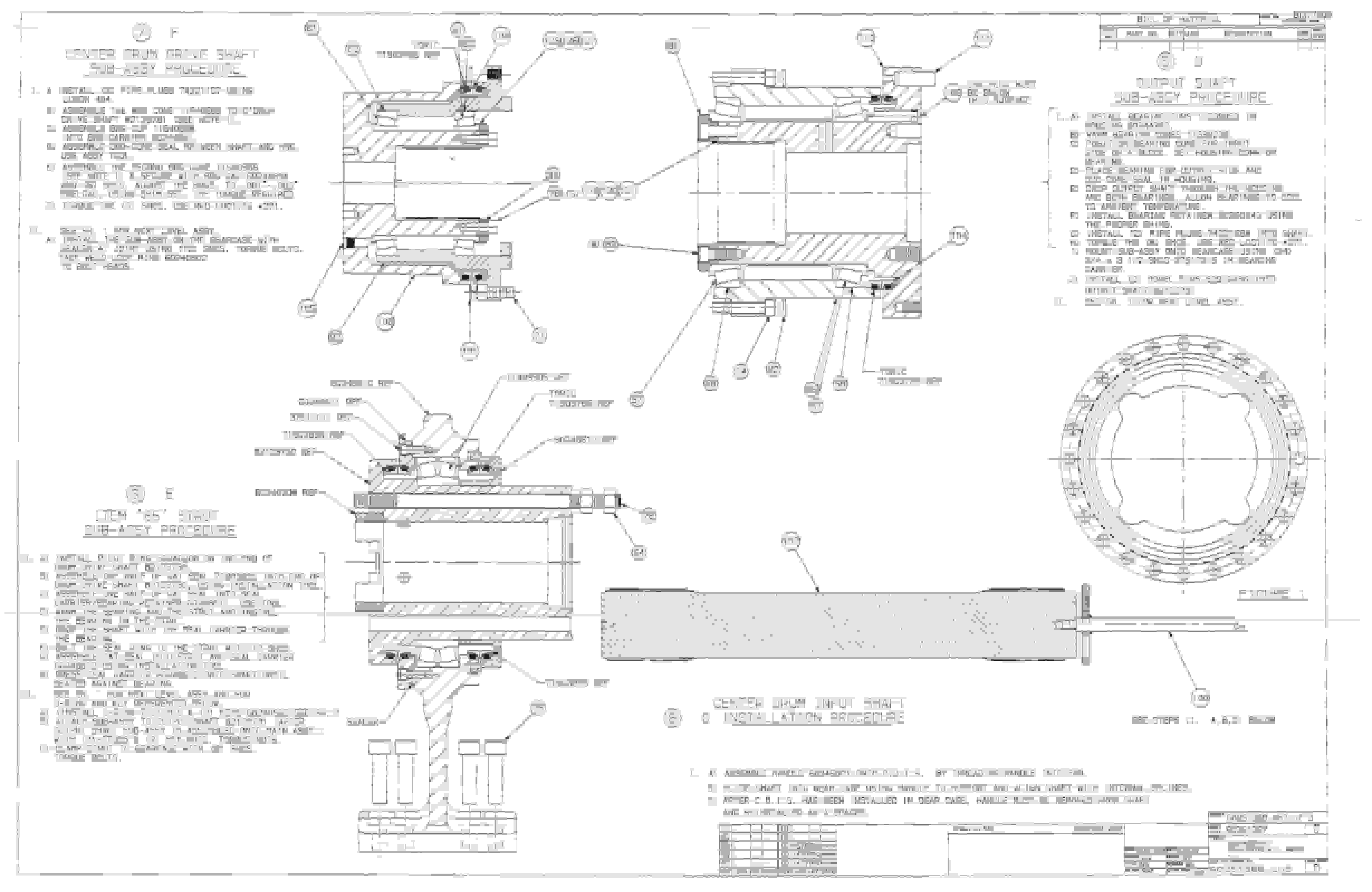 Bucyrus 25M1 Miner Parts Catalog BI377509-4