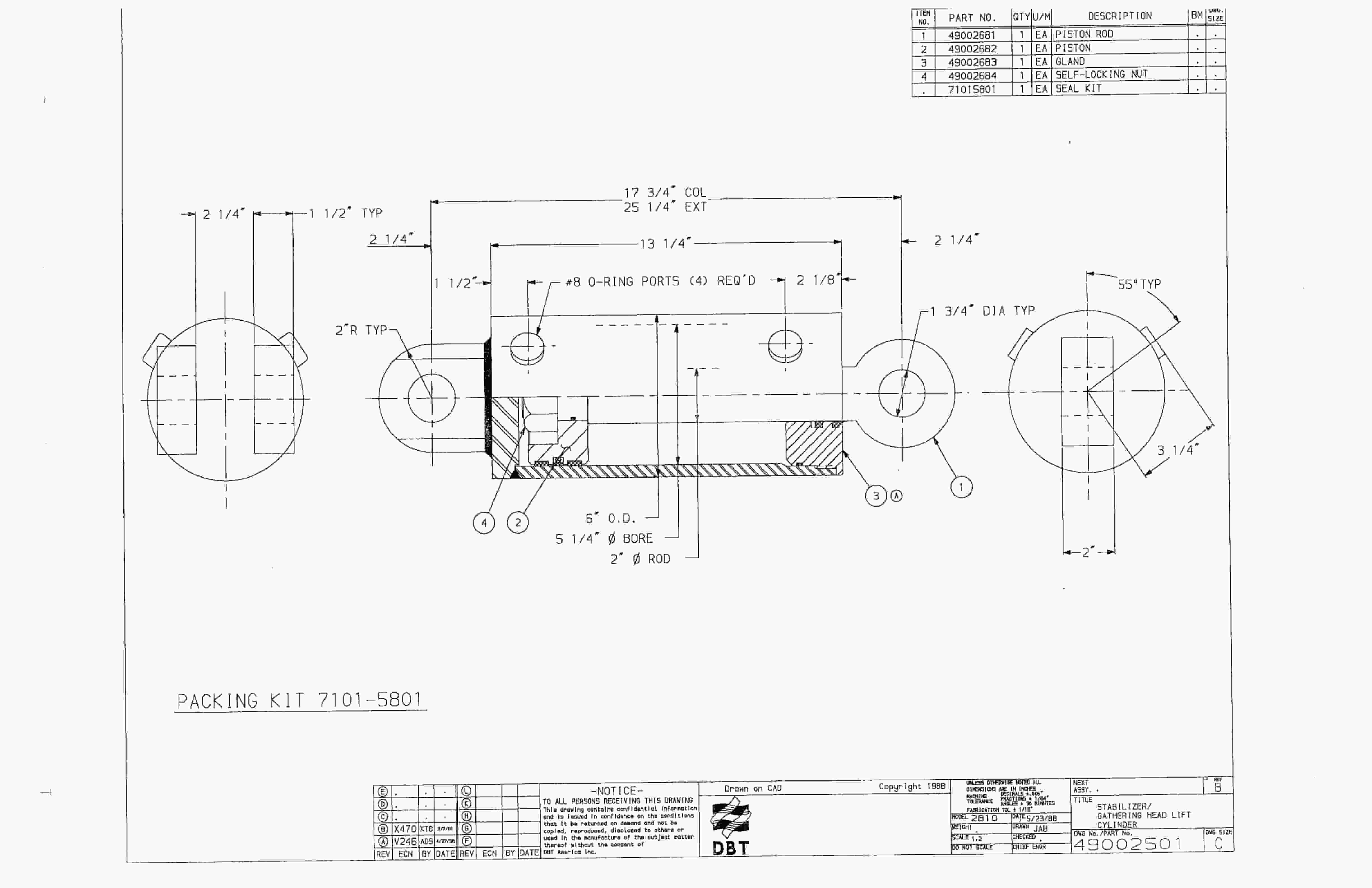 Bucyrus 25M1 Parts Catalog BI016861-2