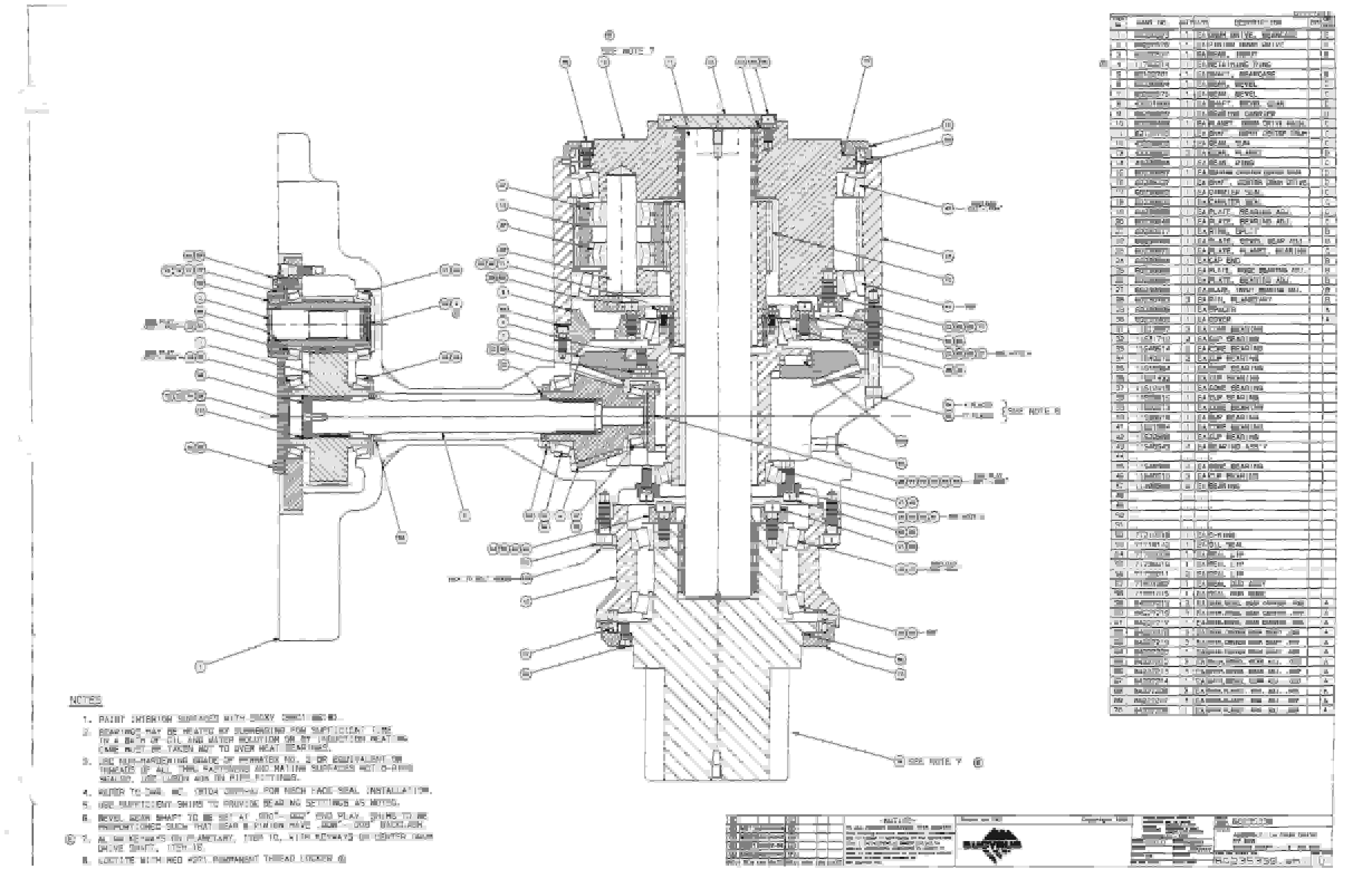 Bucyrus 25M2 Drum Miner Parts Catalog BI377515-4