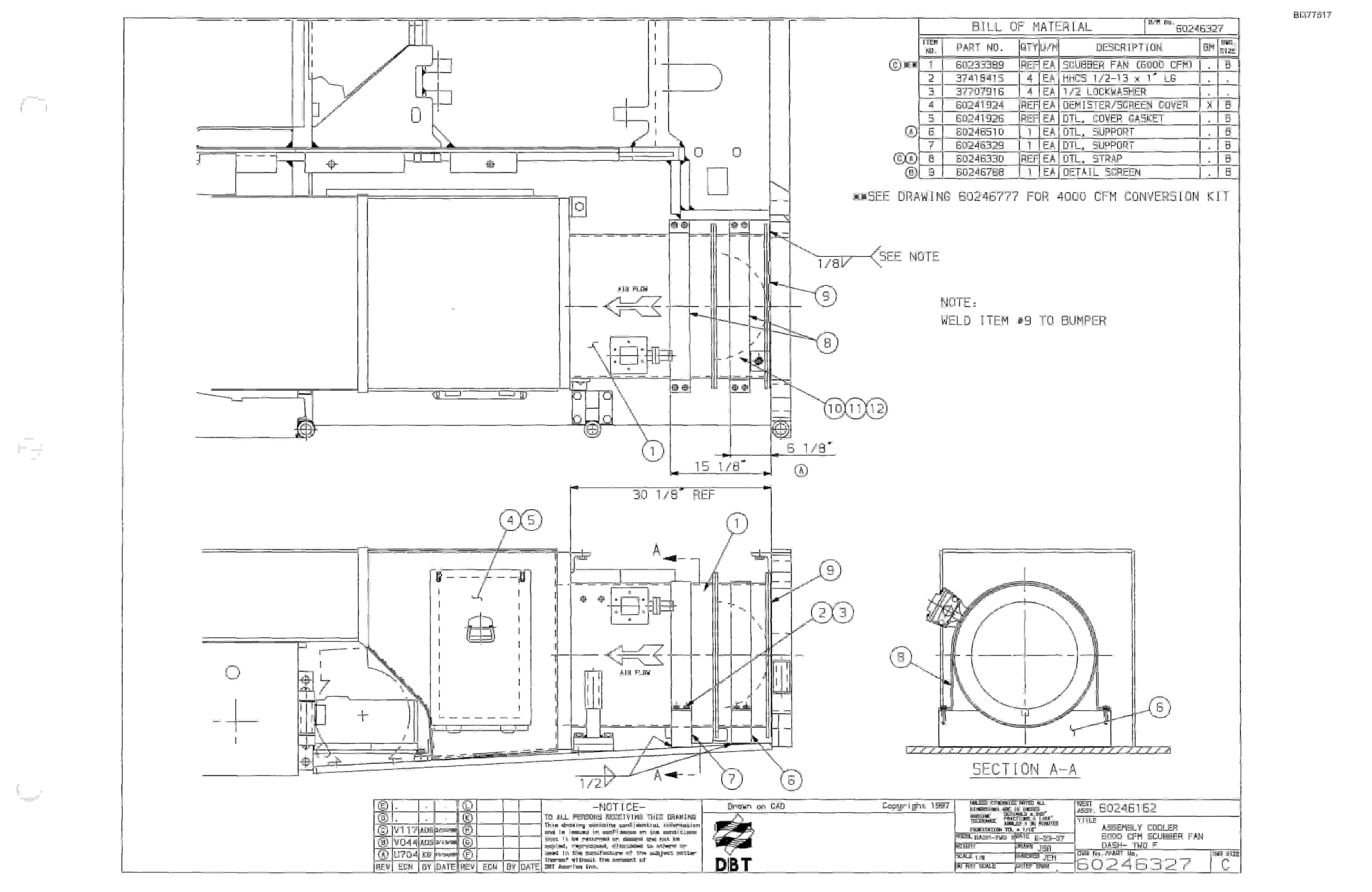 Bucyrus 25M2 Drum Miner Parts Catalog BI377517-2