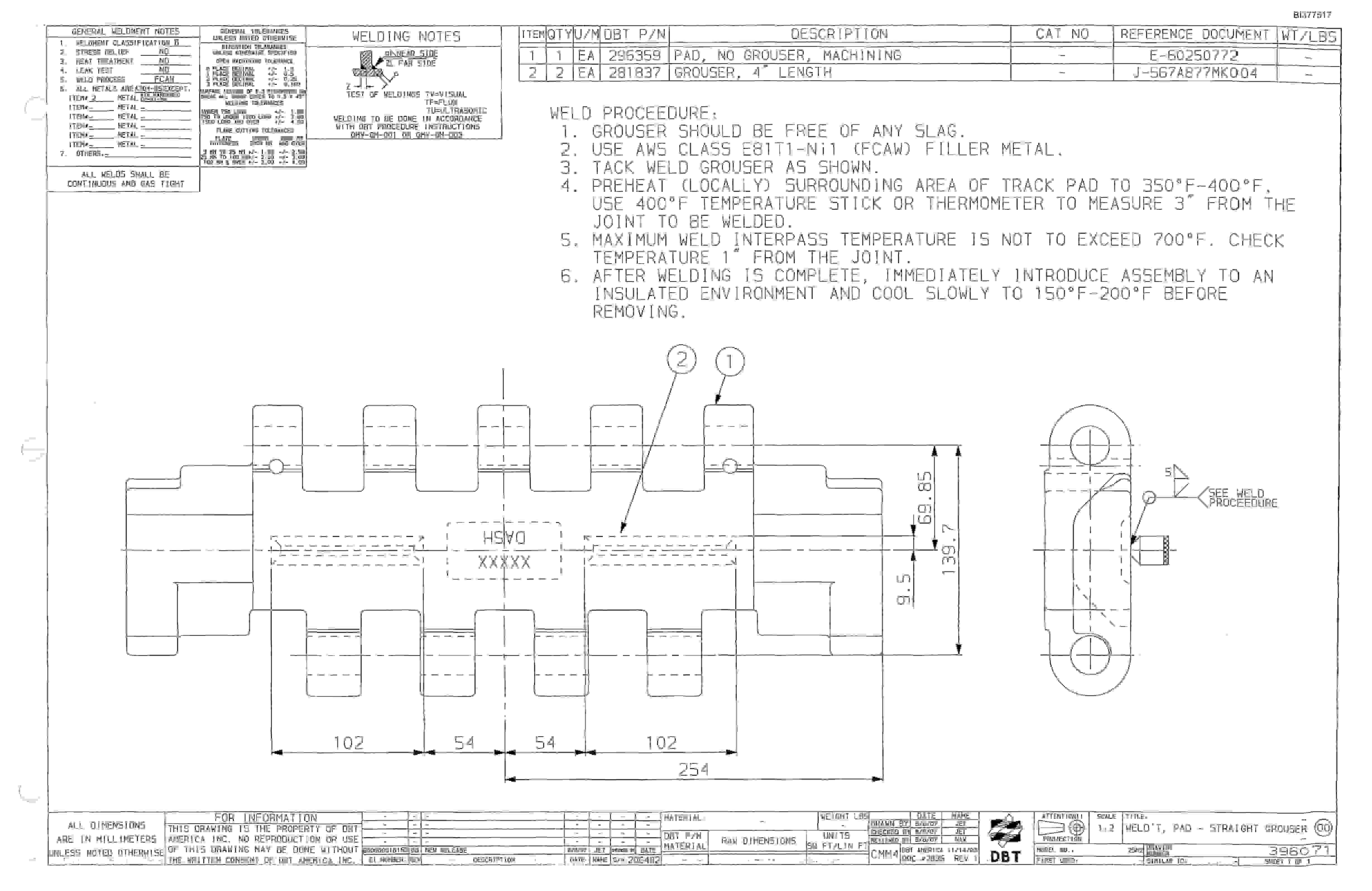Bucyrus 25M2 Drum Miner Parts Catalog BI377517-3