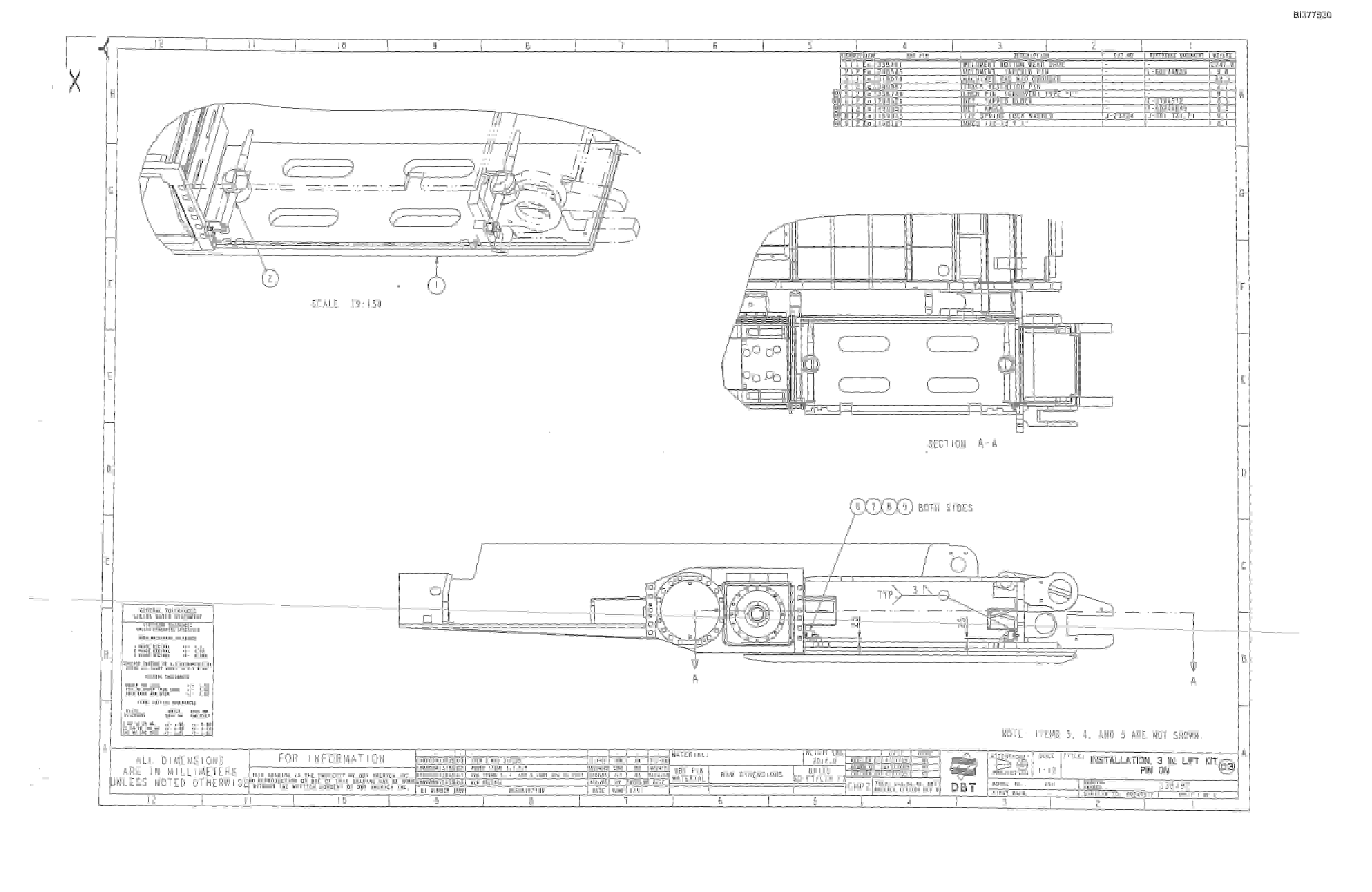 Bucyrus 25M2 Drum Miner Parts Catalog BI377520-3