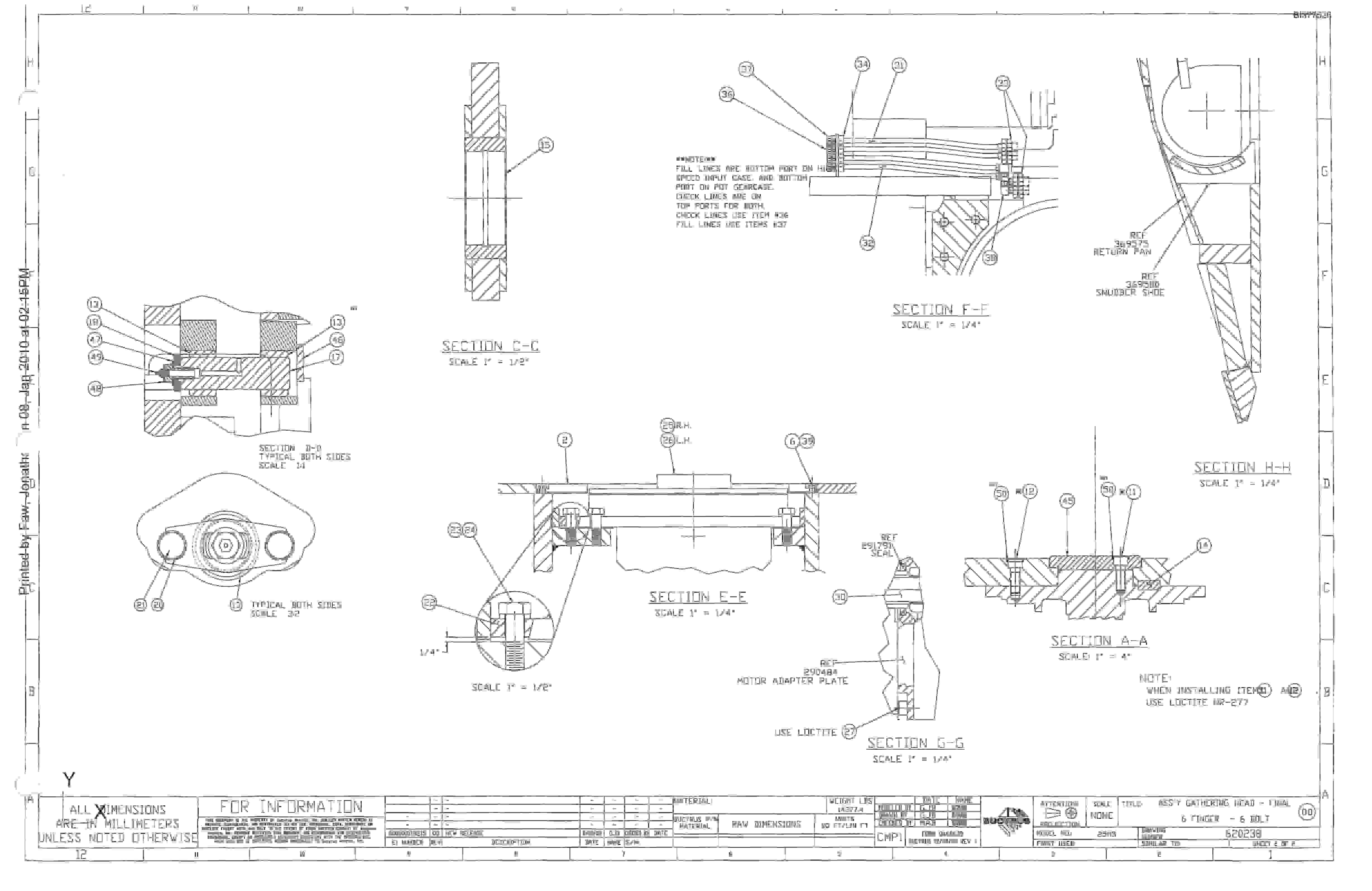 Bucyrus 25M2 Drum Miner Parts Catalog BI377526-5