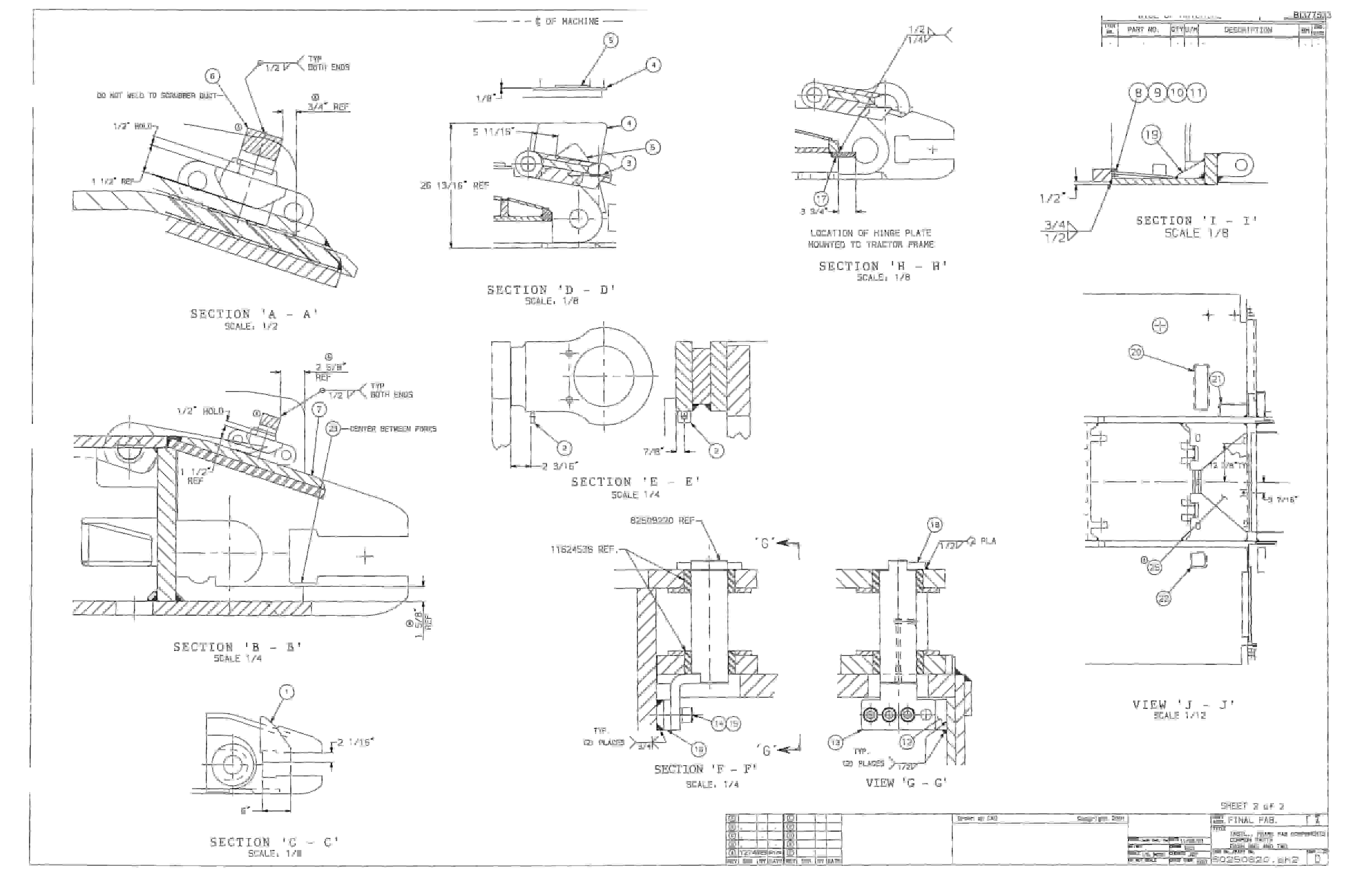 Bucyrus 25M2 Drum Miner Parts Catalog BI377533-3