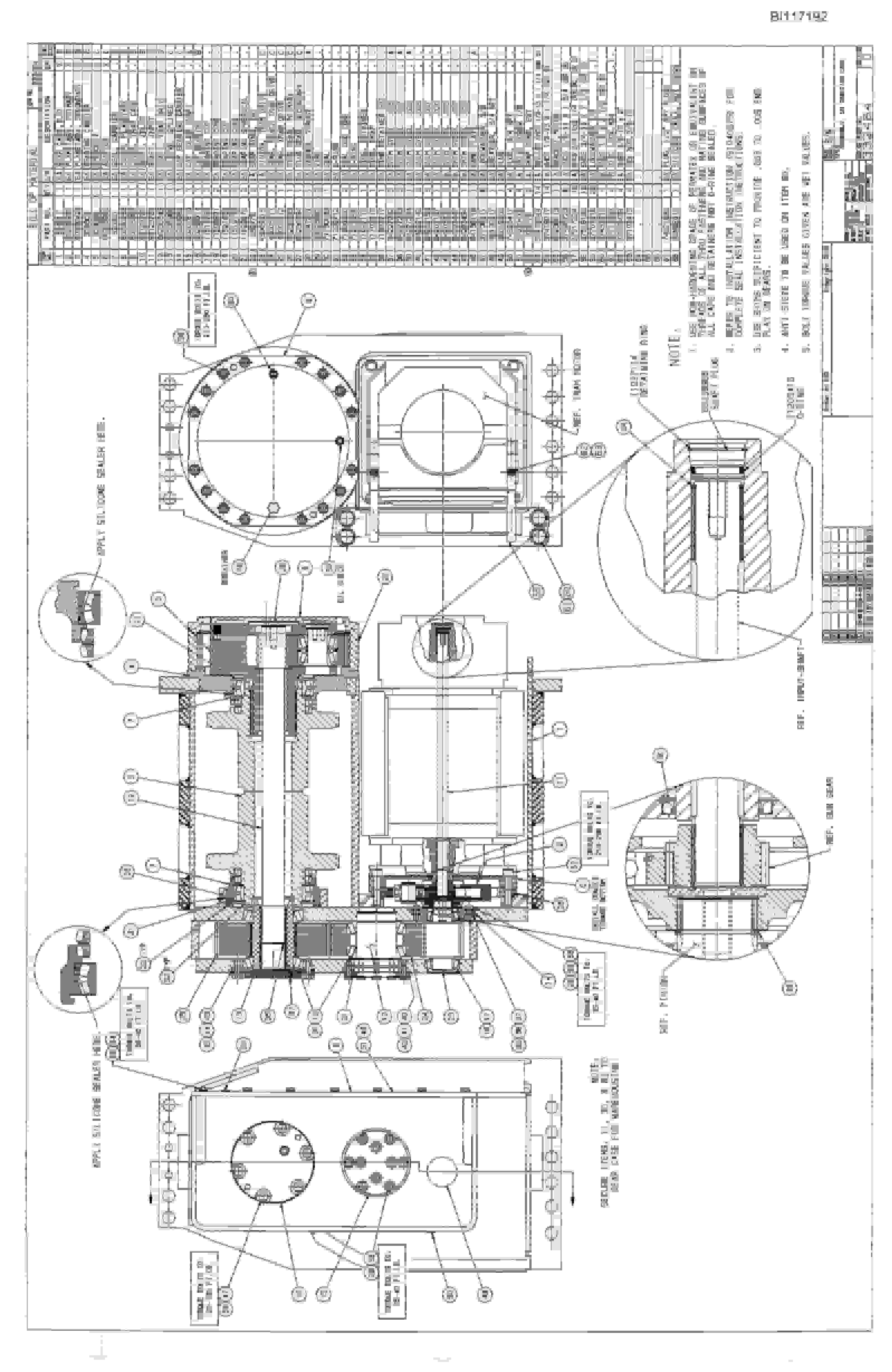 Bucyrus 25M2 Miner Parts Catalog BI117192-3