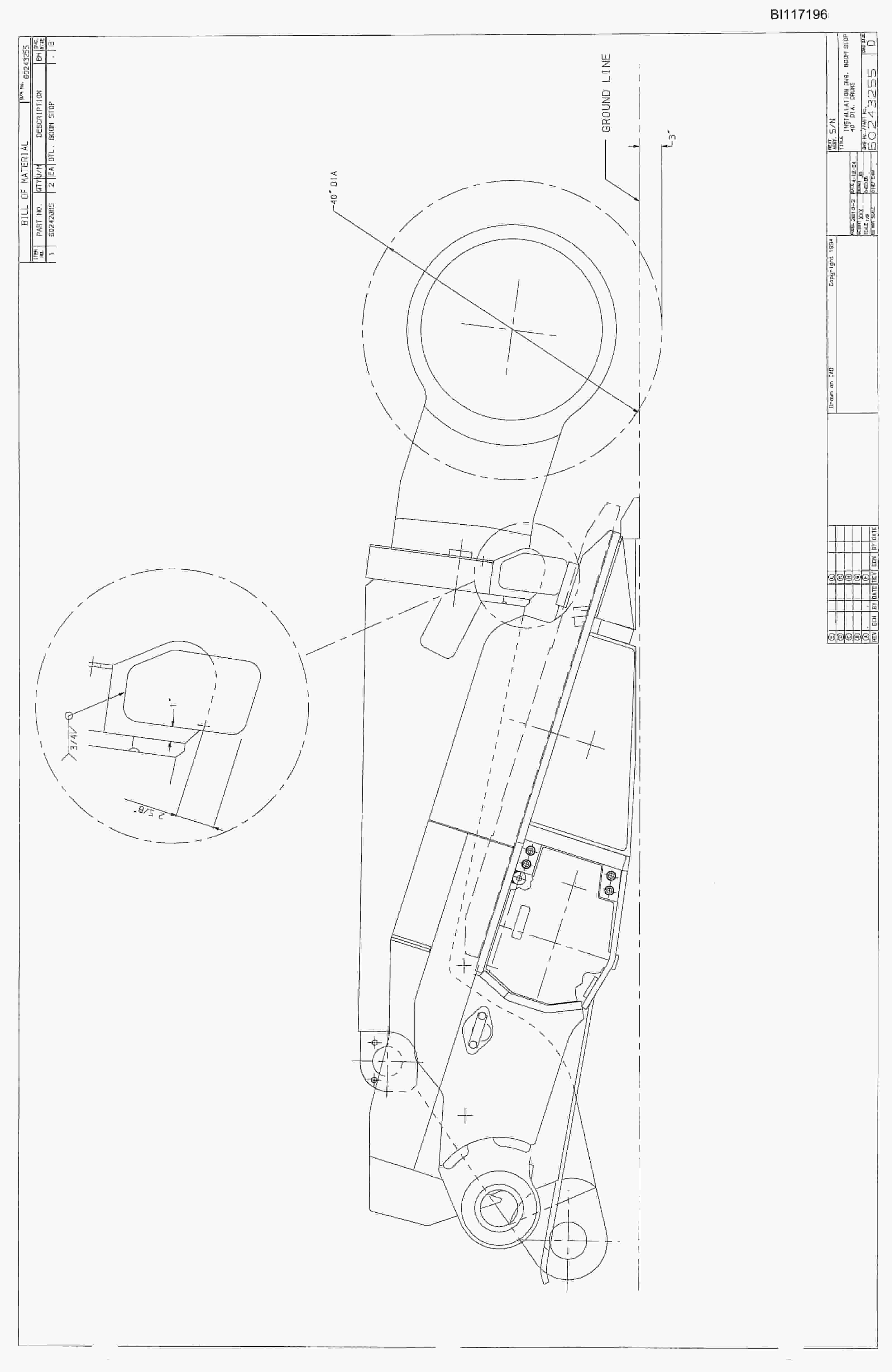 Bucyrus 25M2 Miner Parts Catalog BI117196-4