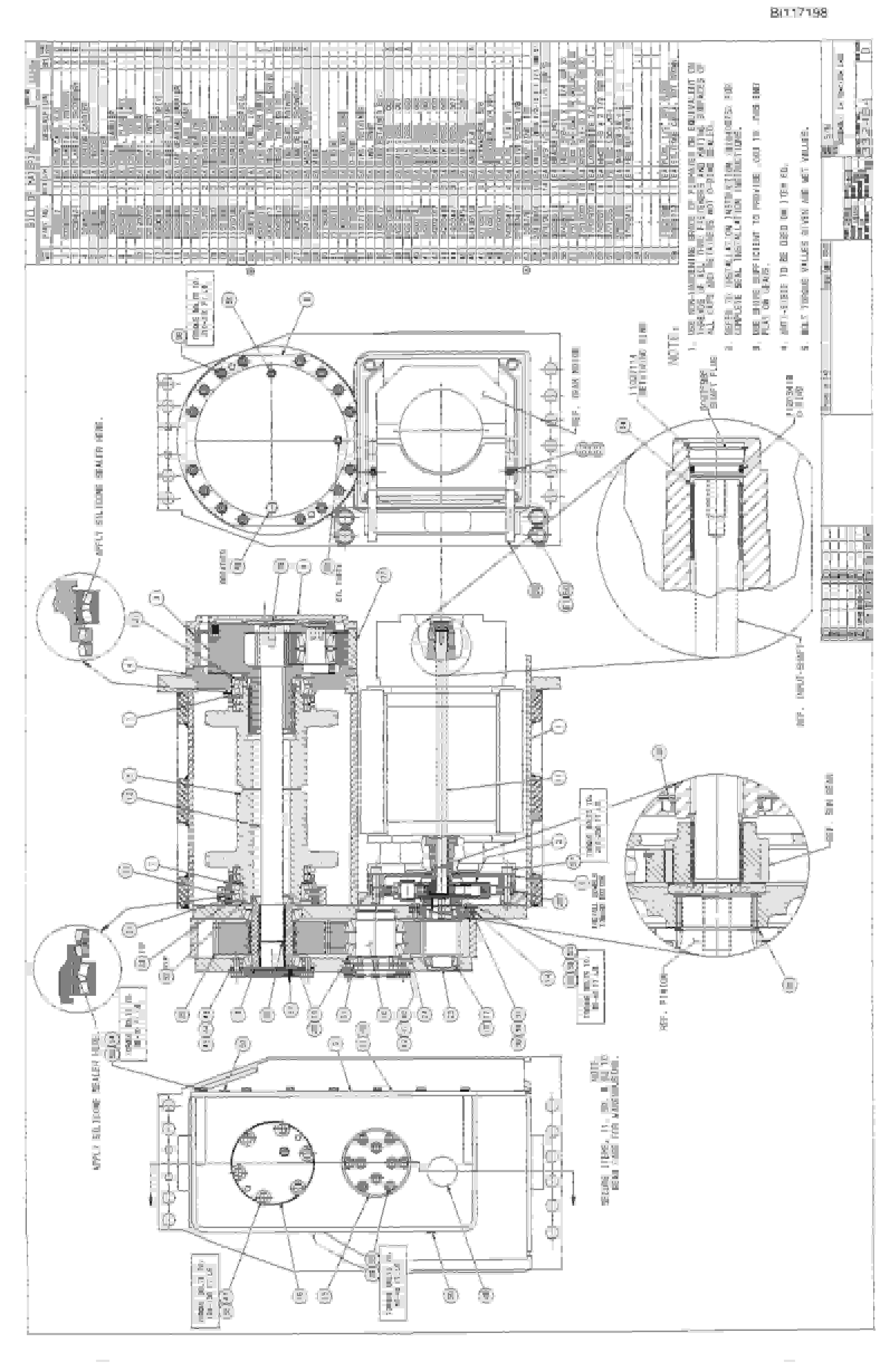Bucyrus 25M2 Miner Parts Catalog BI117198-3