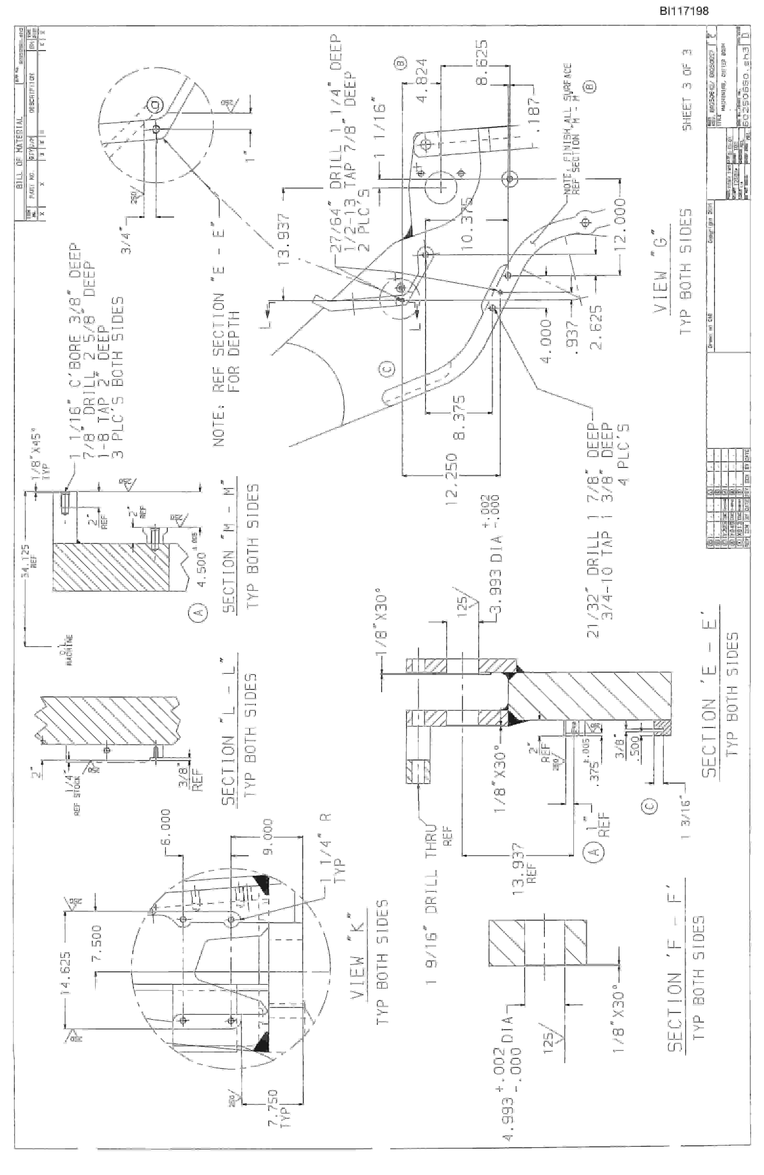 Bucyrus 25M2 Miner Parts Catalog BI117198-5