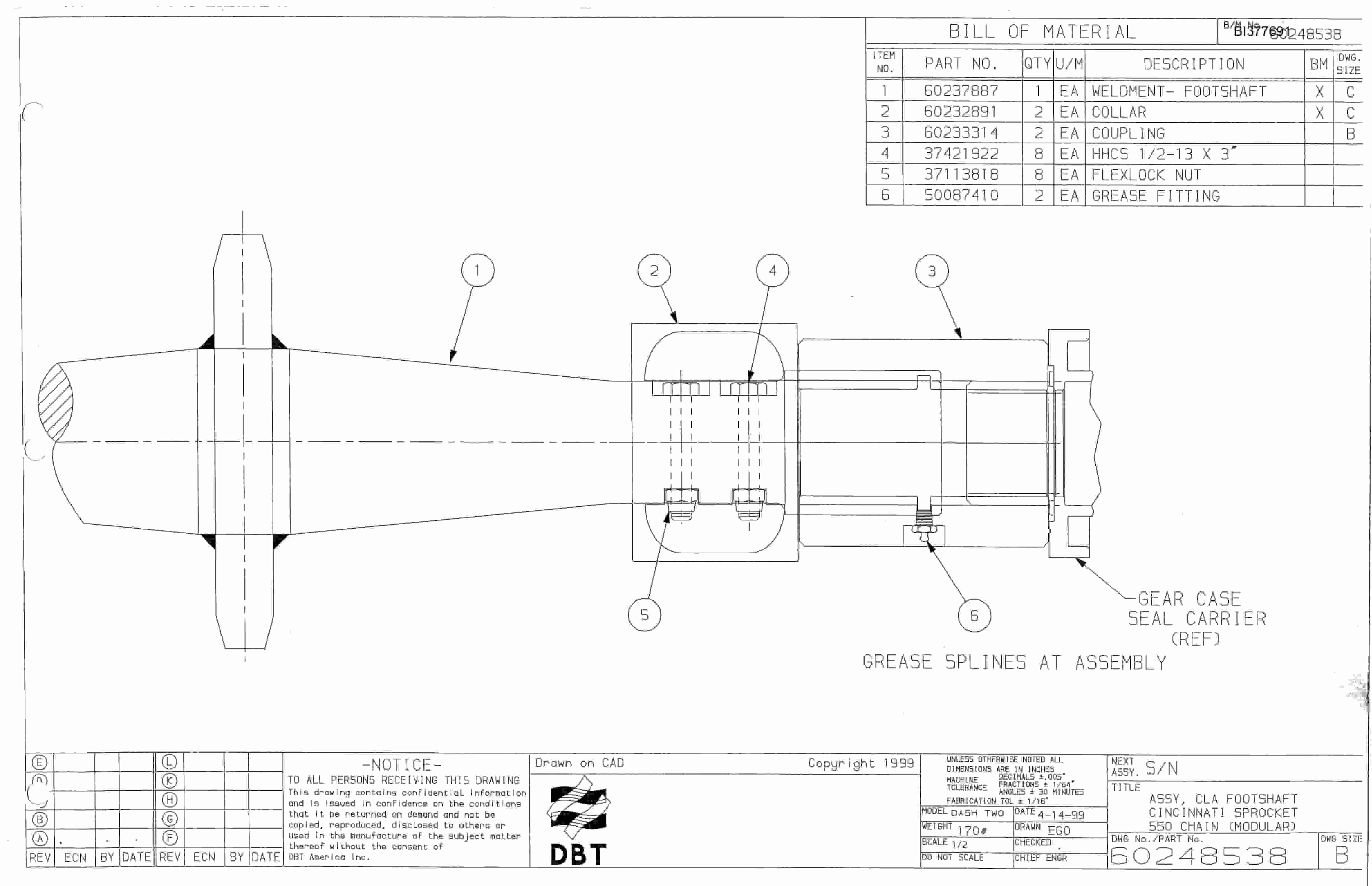 Bucyrus 25M2-P Miner Parts Catalog BI377691-5
