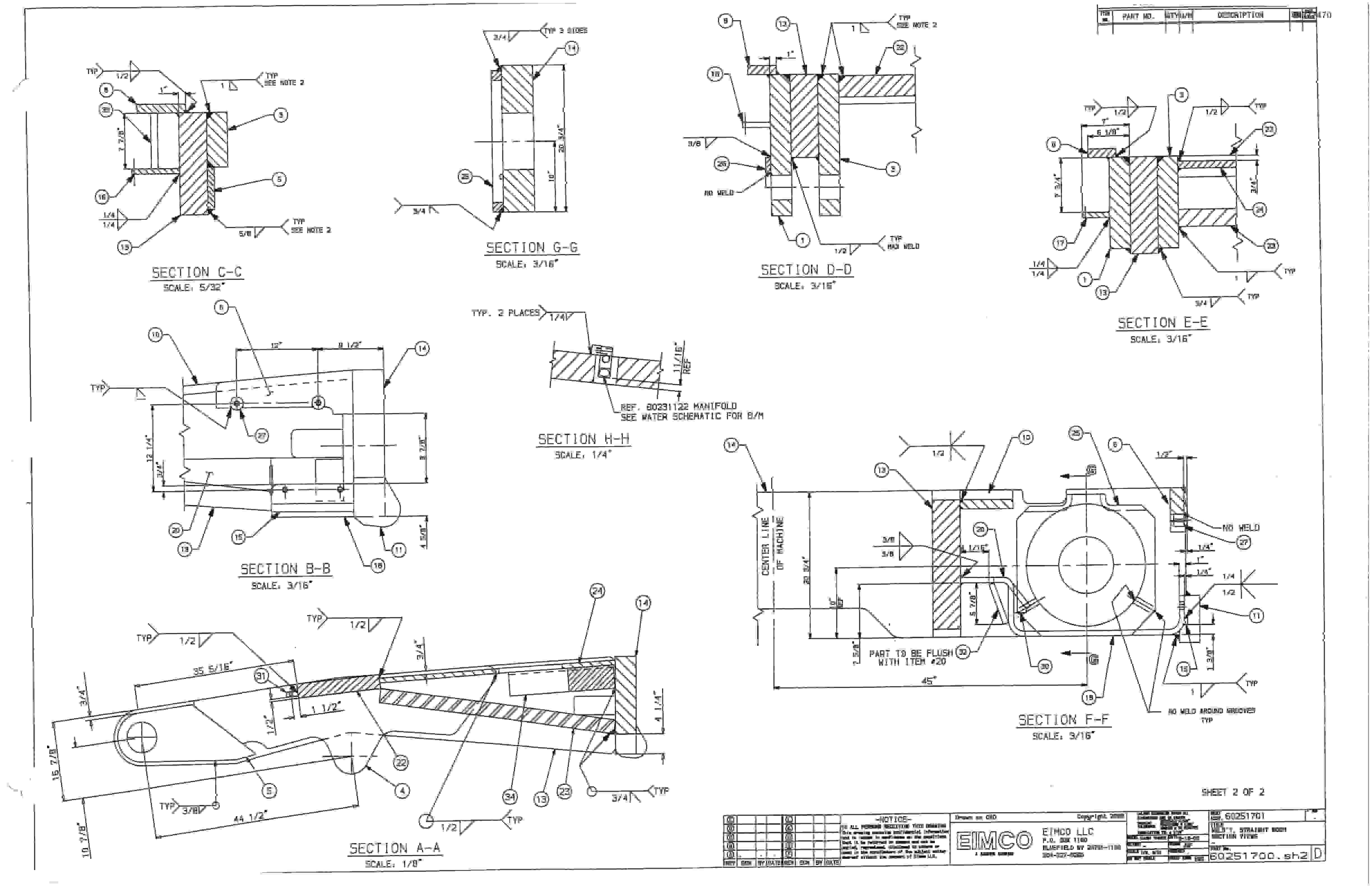 Bucyrus 25M3 Drum Miner Parts Catalog BI377470-4