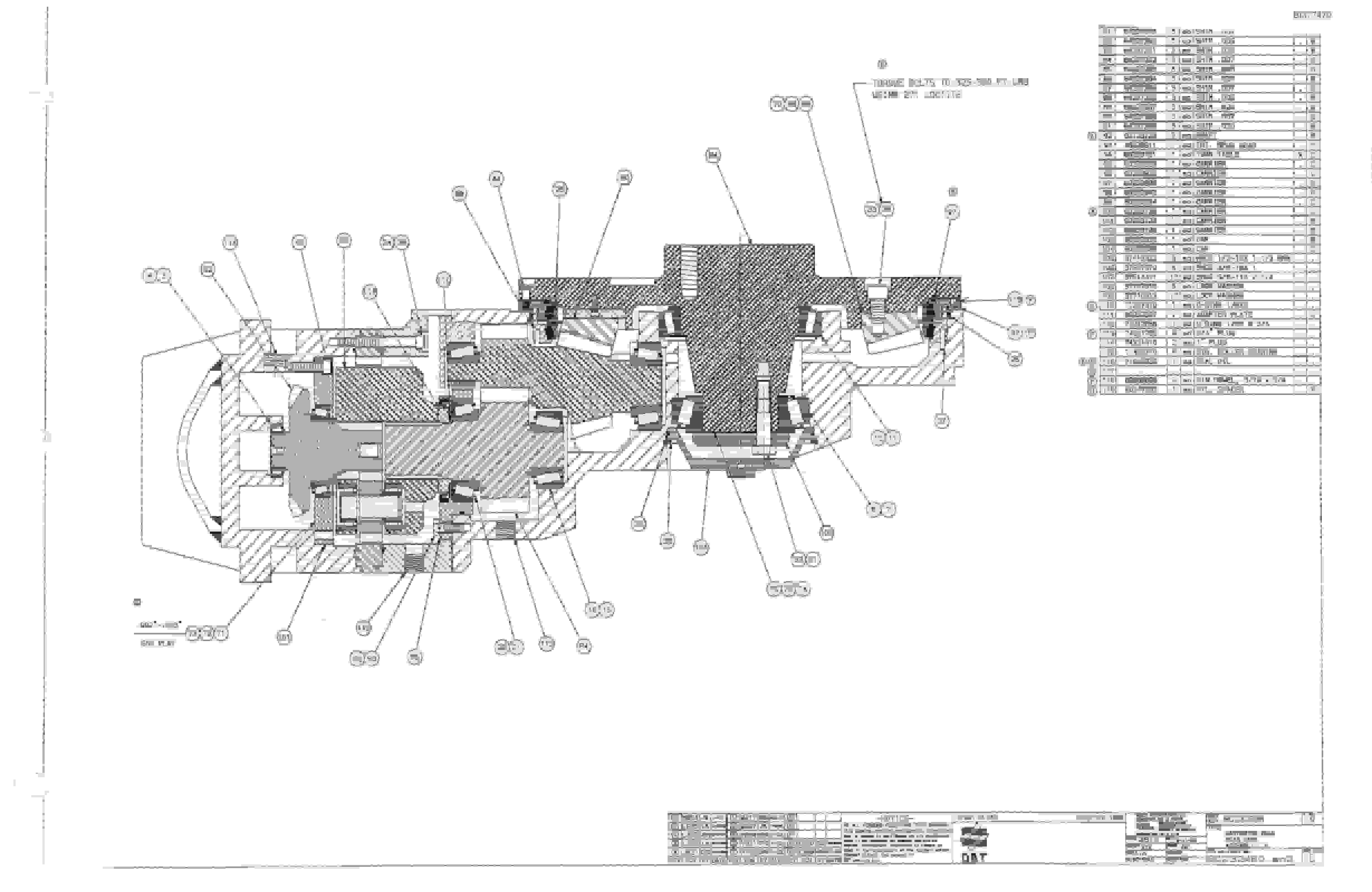 Bucyrus 25M3 Drum Miner Parts Catalog BI377470-5