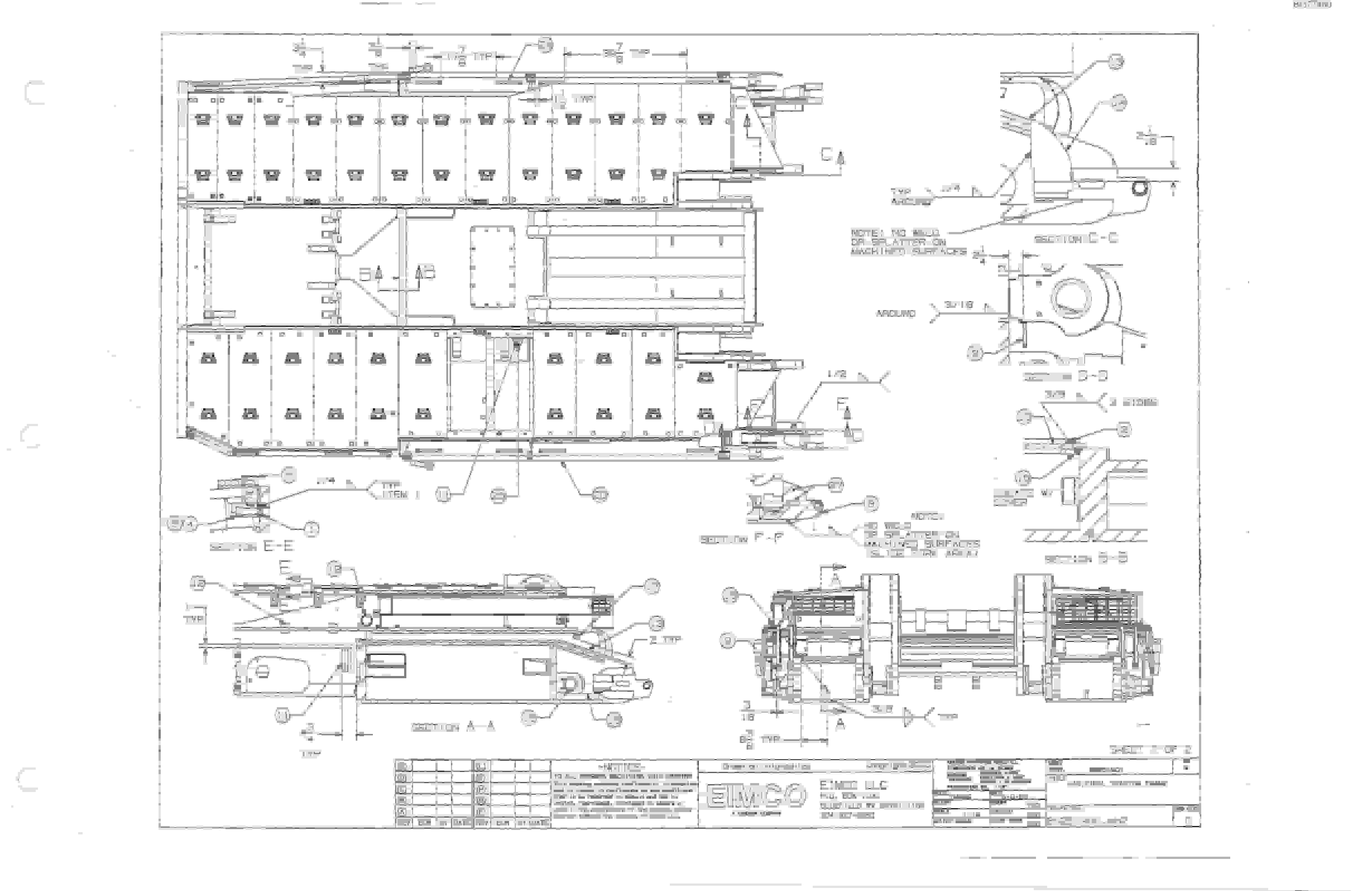Bucyrus 25M3 Drum Miner Parts Catalog BI377480-2