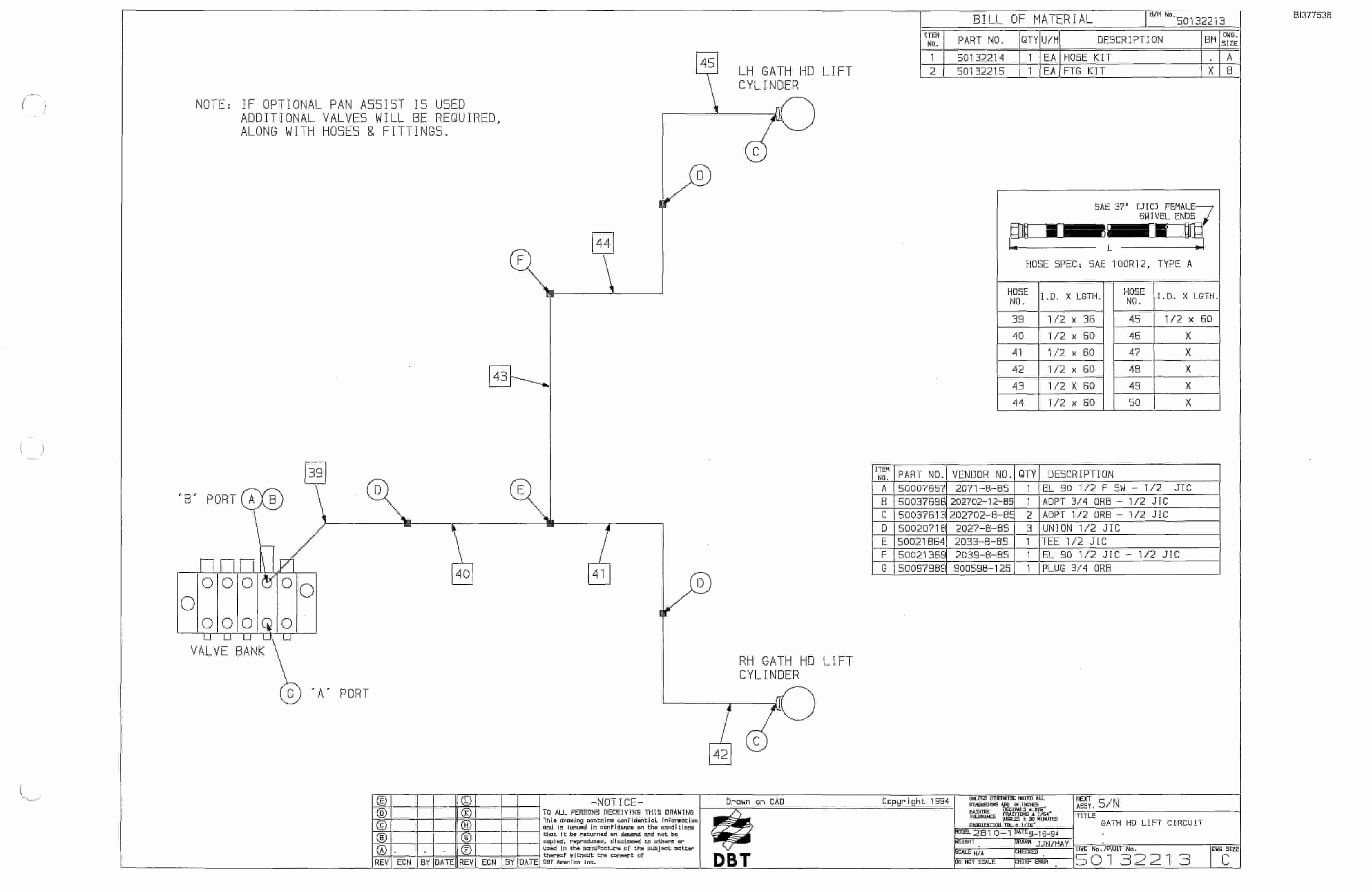 Bucyrus 25M3 Drum Miner Parts Catalog BI377538-2