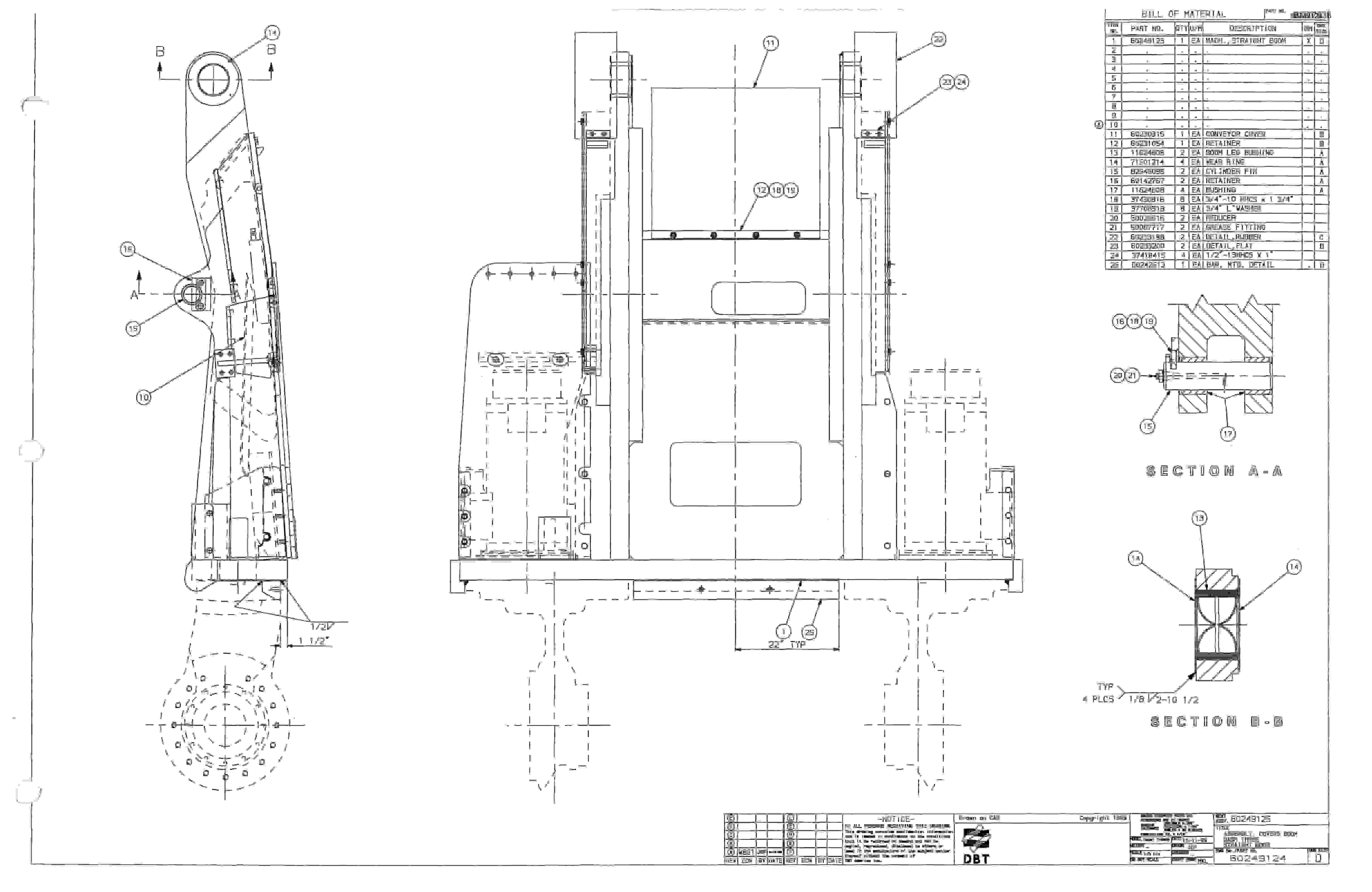 Bucyrus 25M3 Drum Miner Parts Catalog BI377538-5