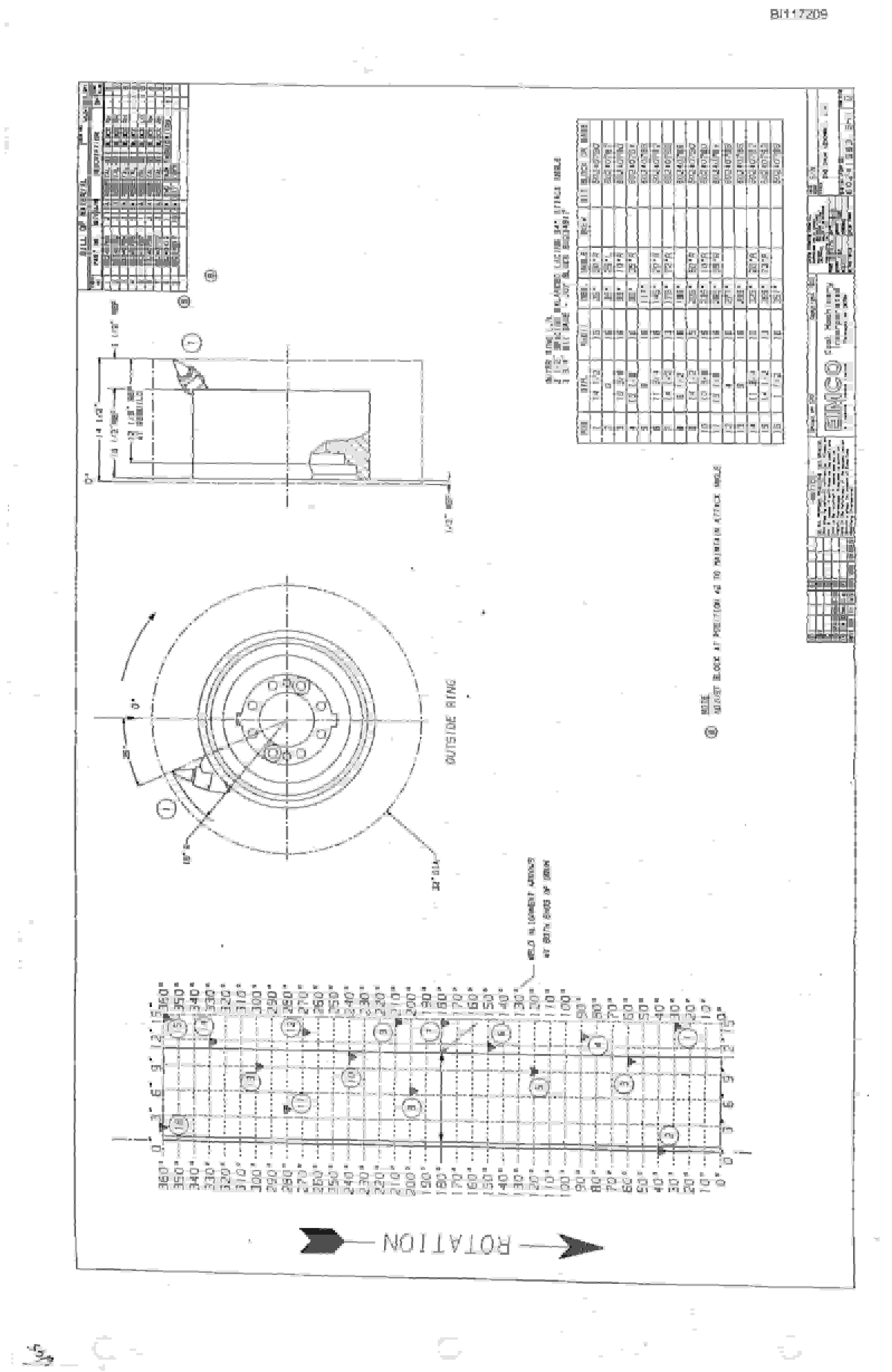 Bucyrus 2810-1 Miner Parts Catalog BI117209-4