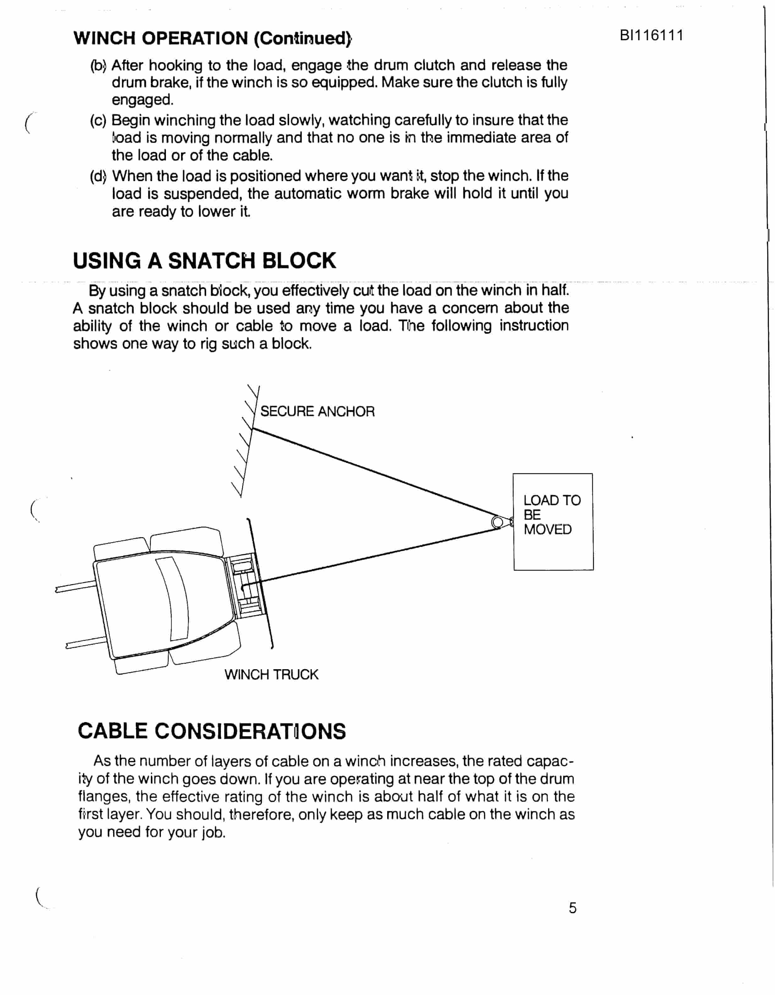 Bucyrus 300, 400 Hydra-Trac Self Contained Hydraulic Track Drill Parts Catalog BI116111-5