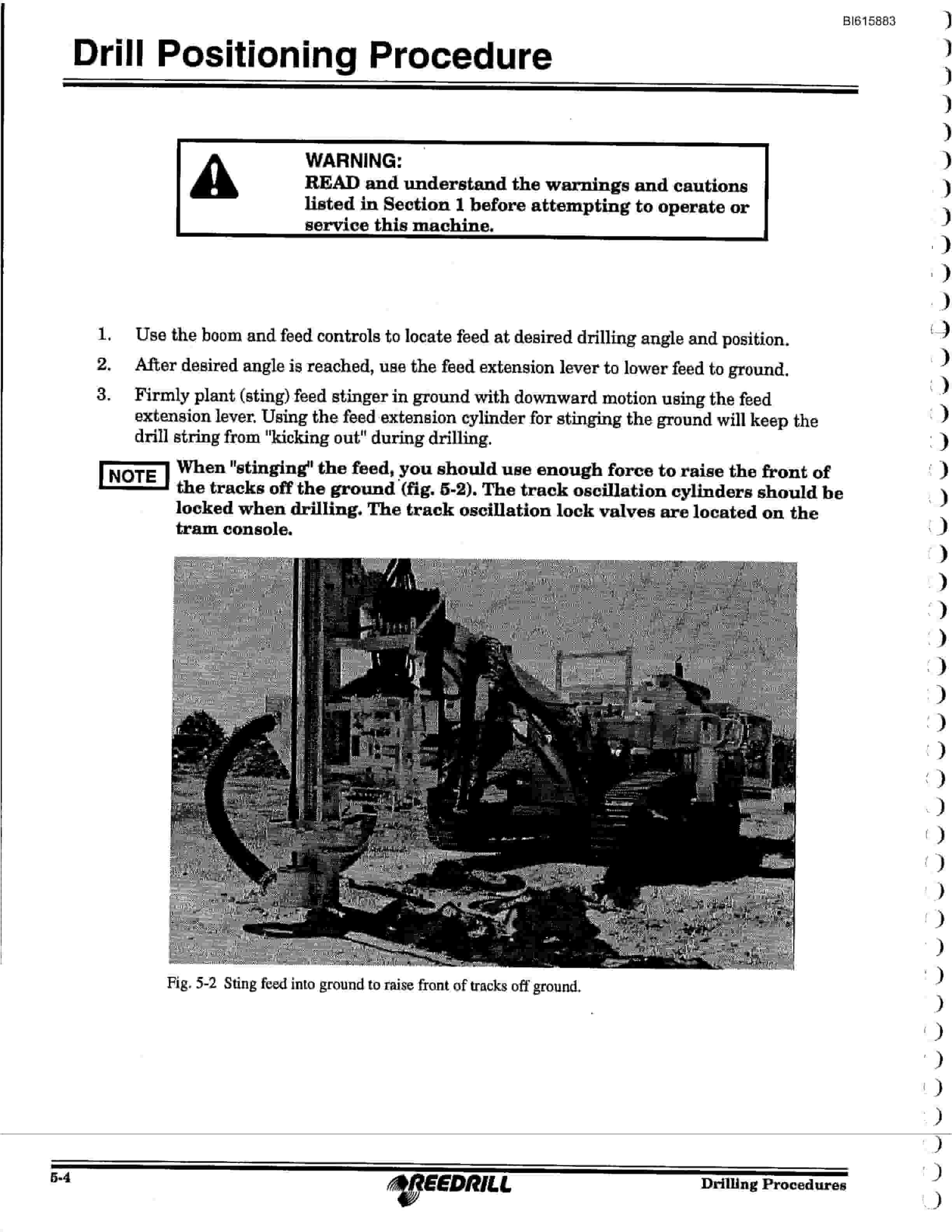 Bucyrus 300, 400 Hydra-Trac Self Contained Hydraulic Track Drill Technical Manual BI615883-2