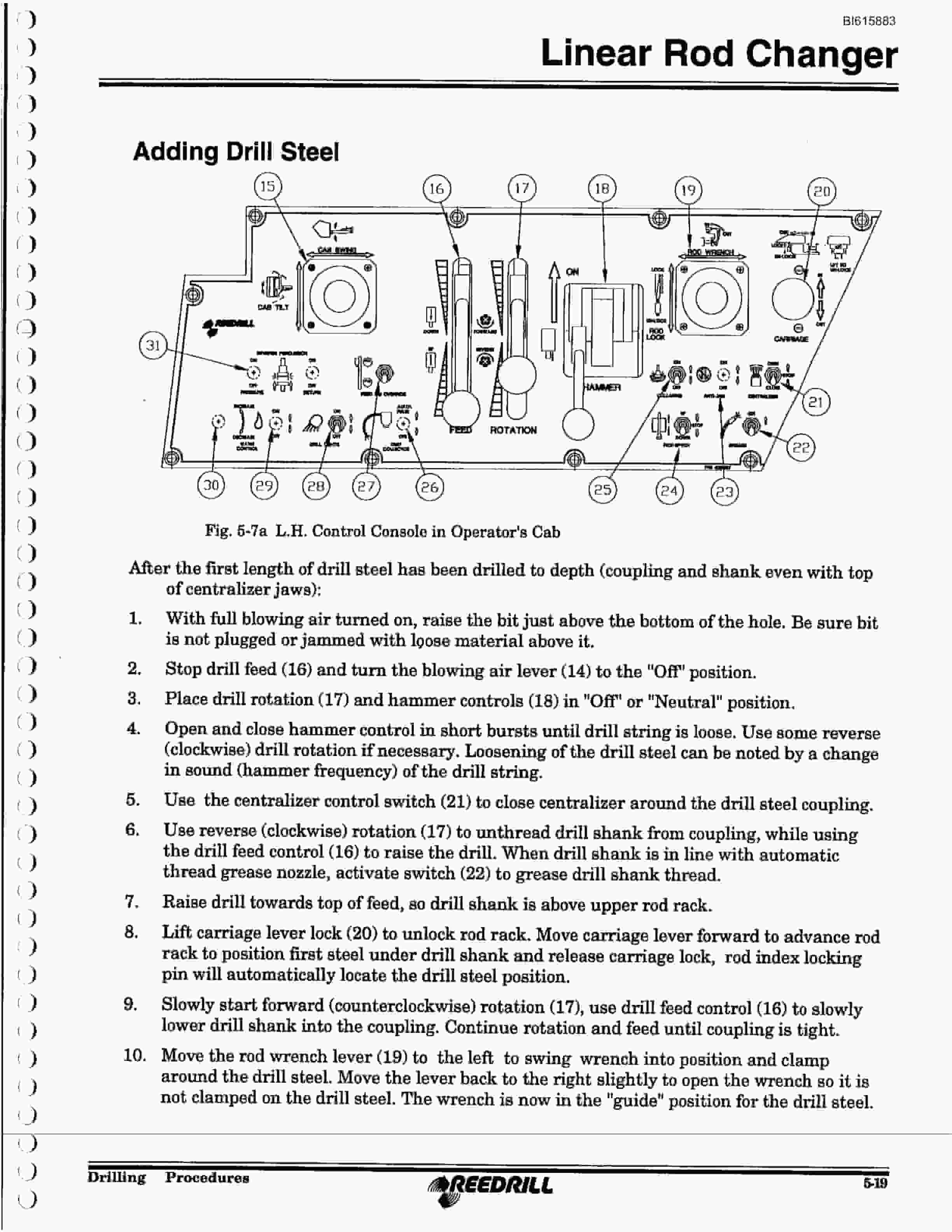 Bucyrus 300, 400 Hydra-Trac Self Contained Hydraulic Track Drill Technical Manual BI615883-3