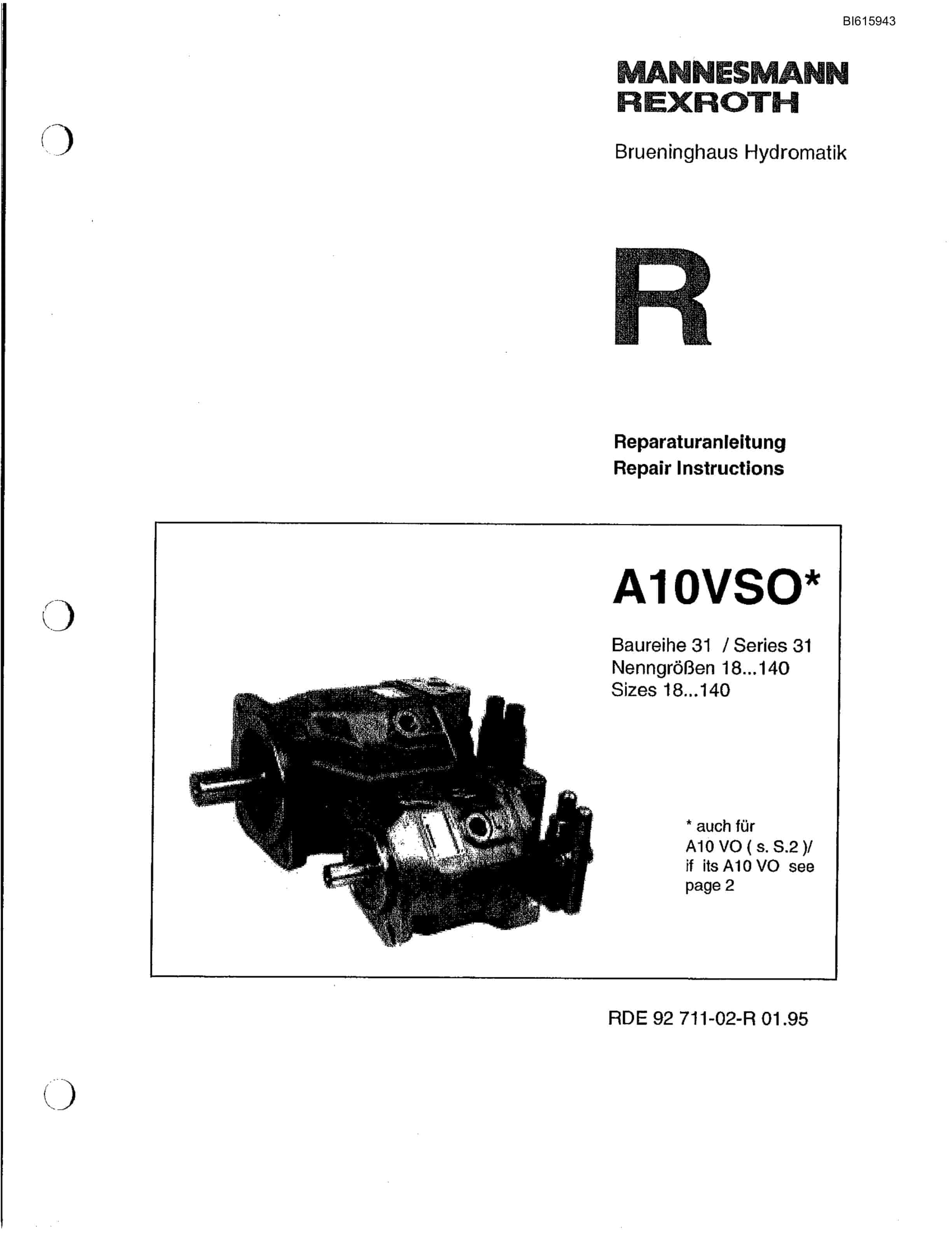 Bucyrus 300, 400 Hydra-Trac Self Contained Hydraulic Track Drill Technical Manual BI615943-5