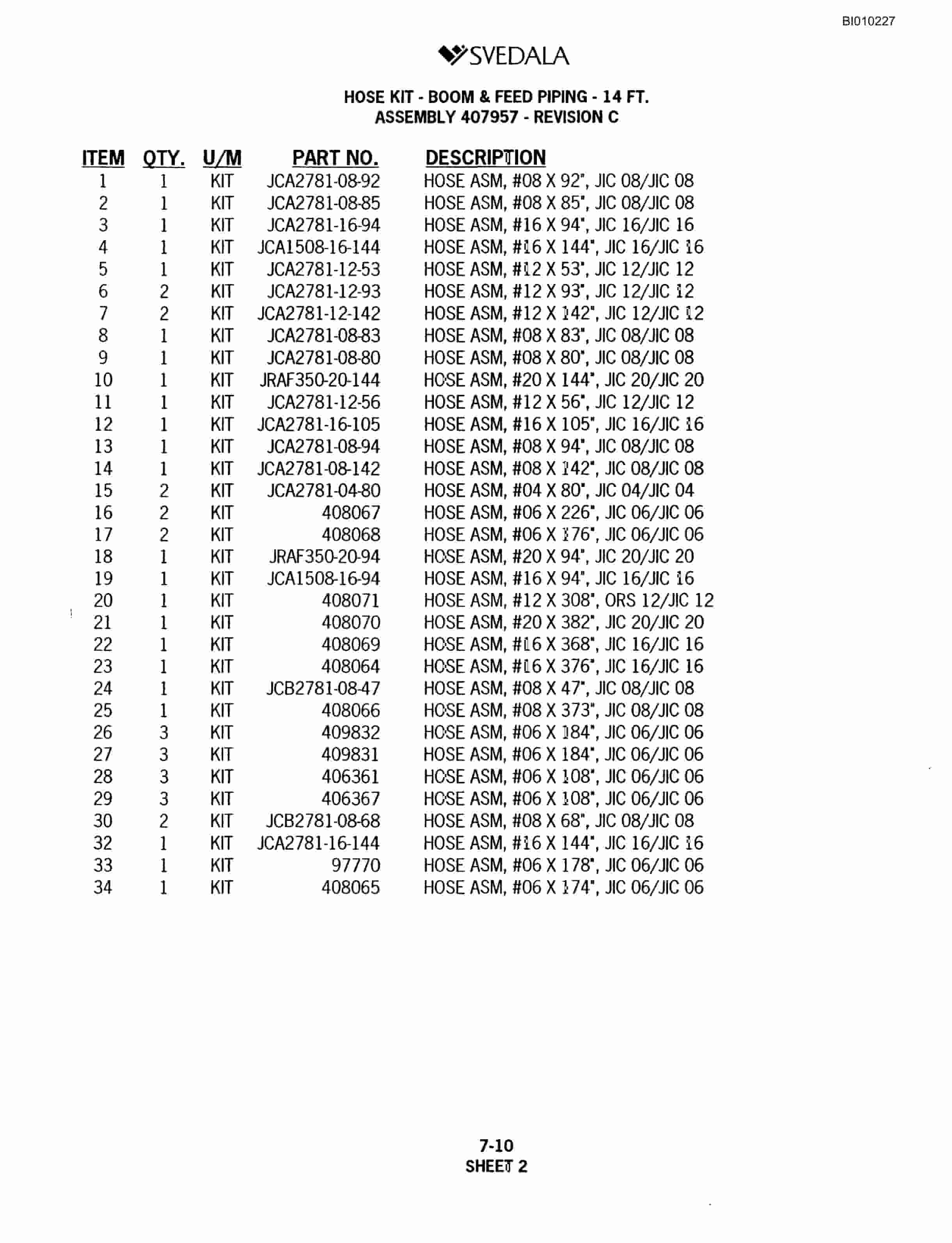 Bucyrus 300 Without CAB Hydraulic Track Drill Parts Catalog BI010227-3
