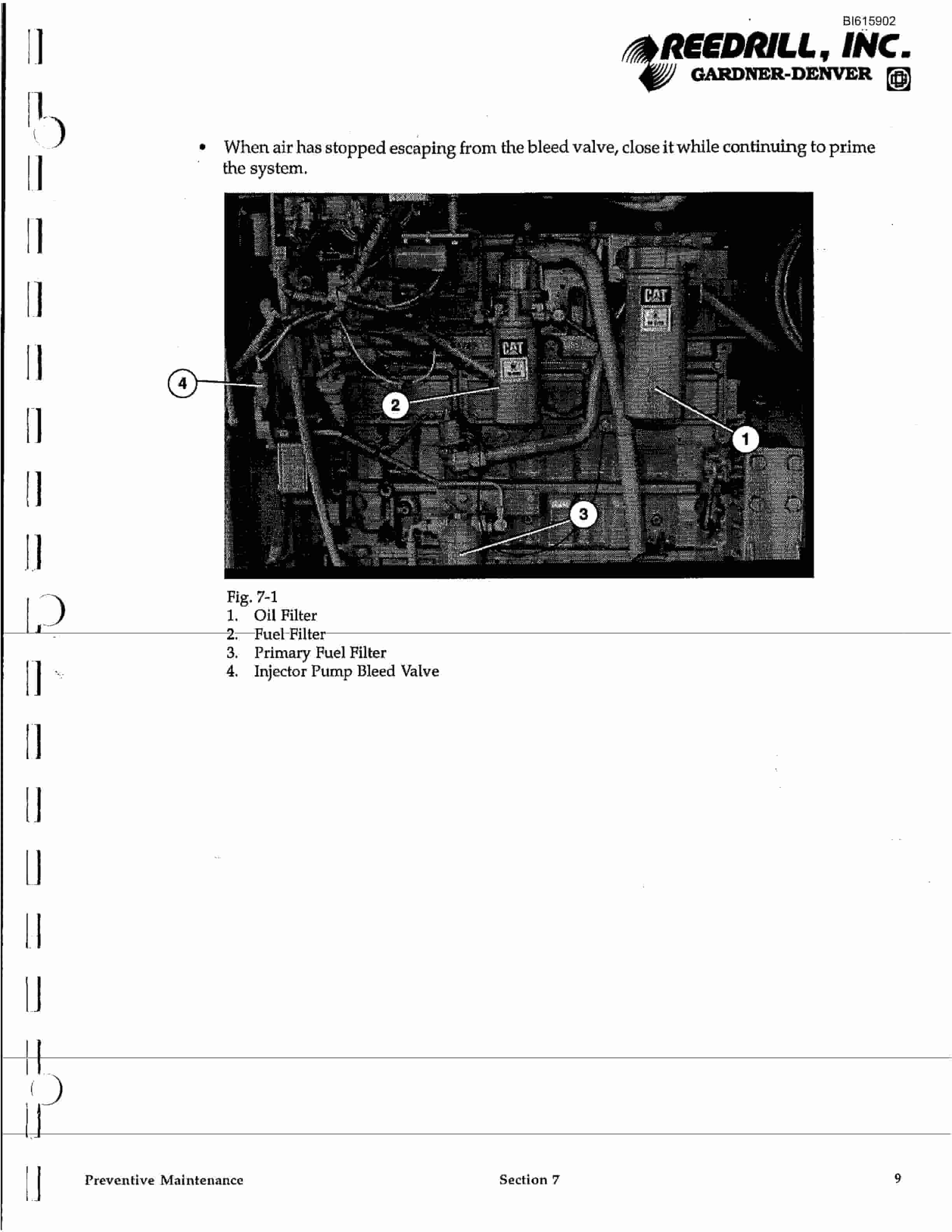 Bucyrus 3000 Hydra-Trac Self Contained Hydraulic Track Drill Technical Manual BI615902-5