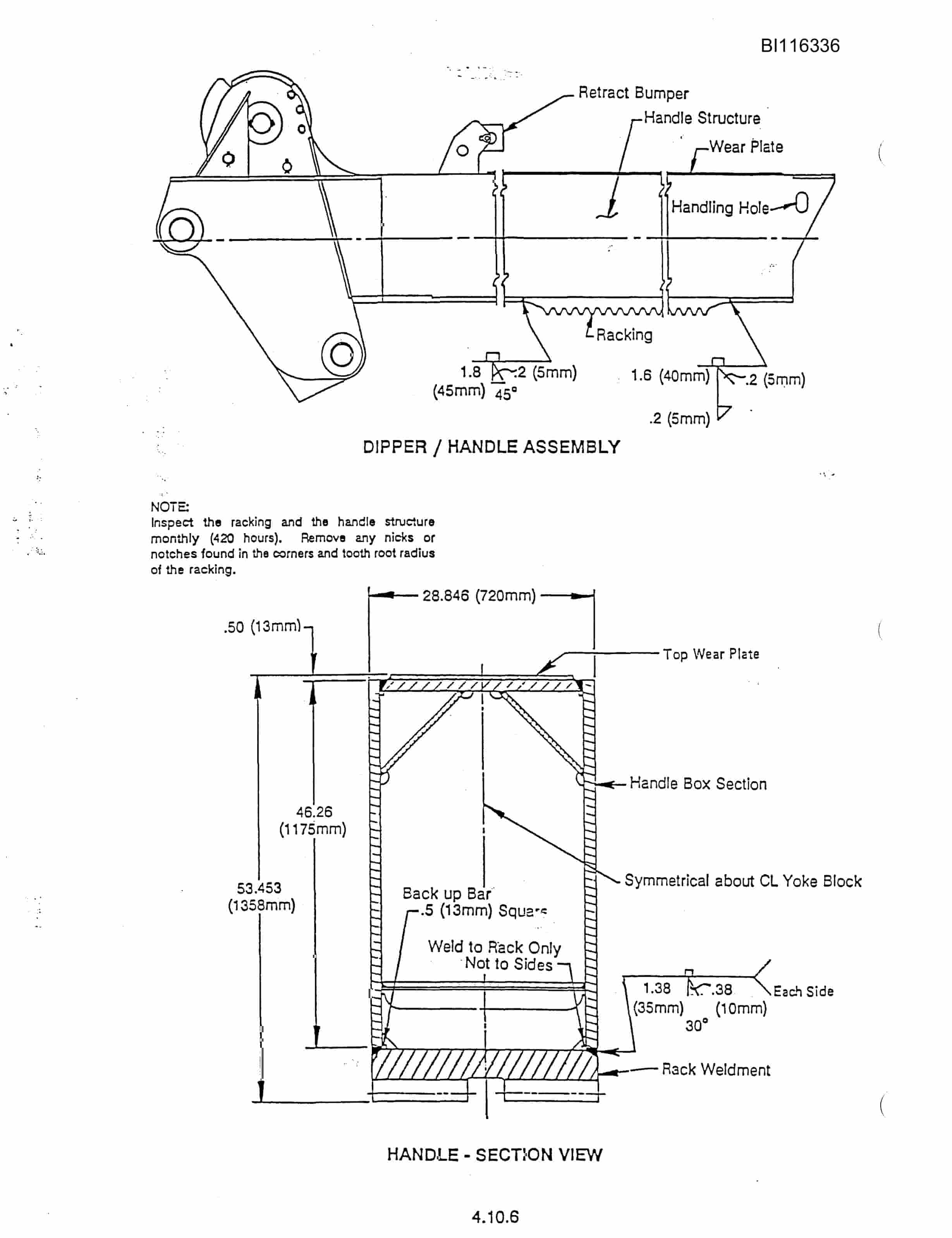 Bucyrus 301-M Mining Shovel Technical Manual BI116336-2