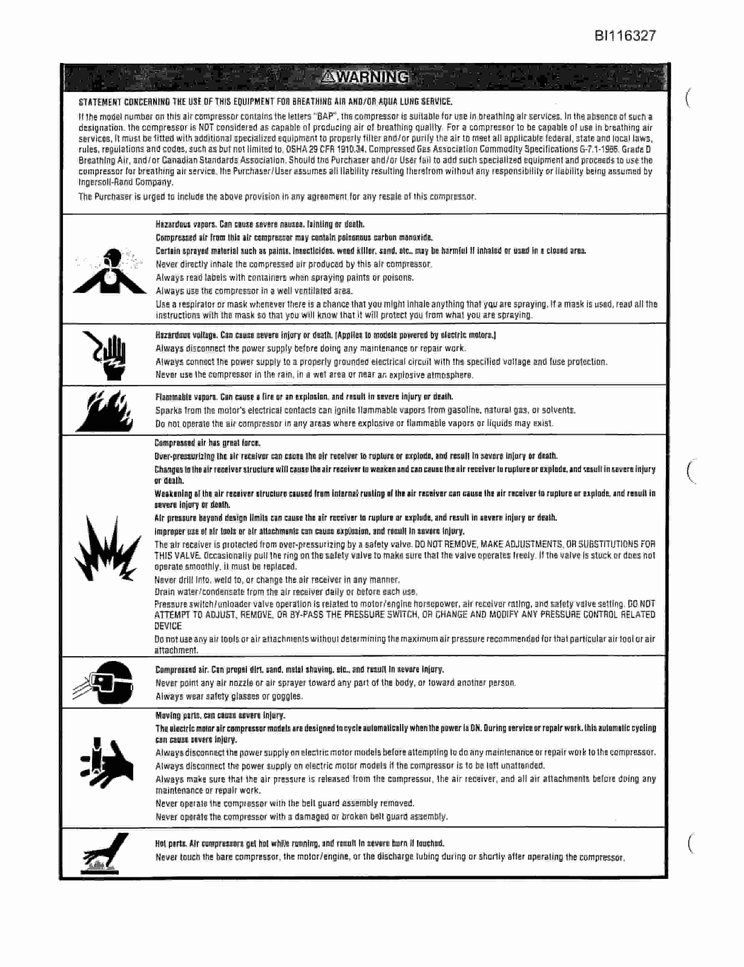 Bucyrus 305M Crawler Dragline Parts Catalog BI116327 Vol 2-3
