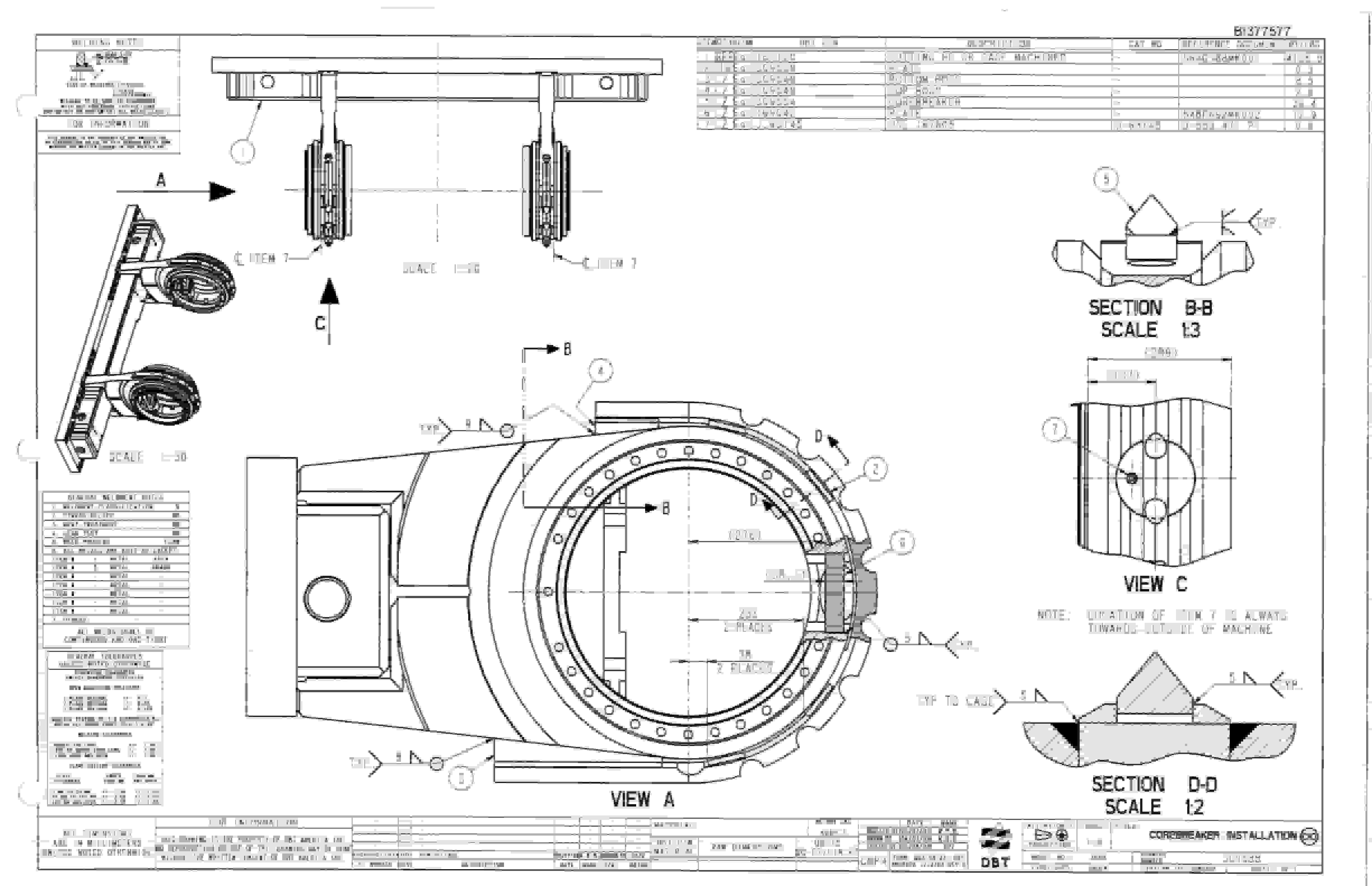 Bucyrus 30M-3L Miner Parts Catalog BI377577-3