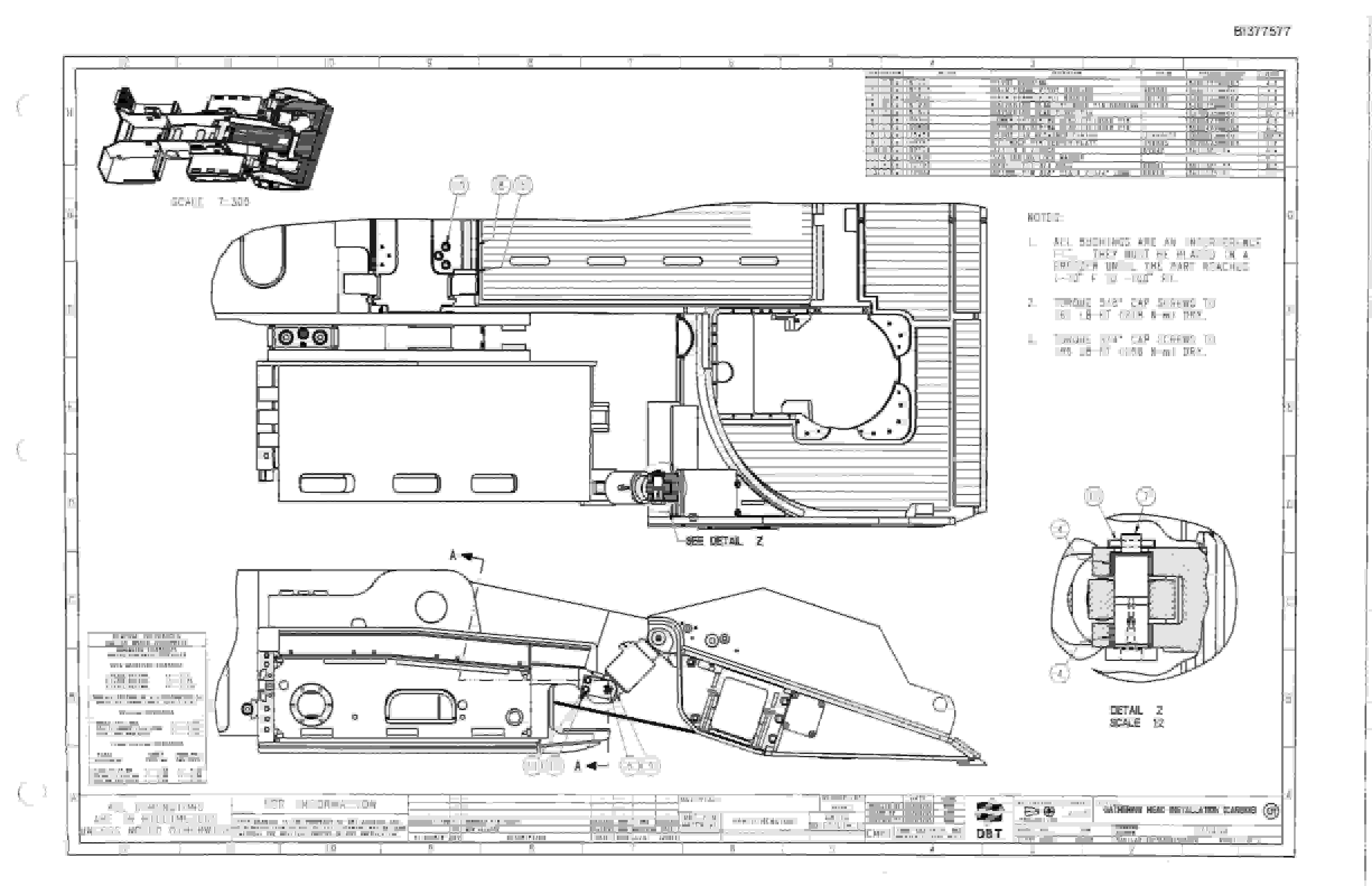 Bucyrus 30M-3L Miner Parts Catalog BI377577-5