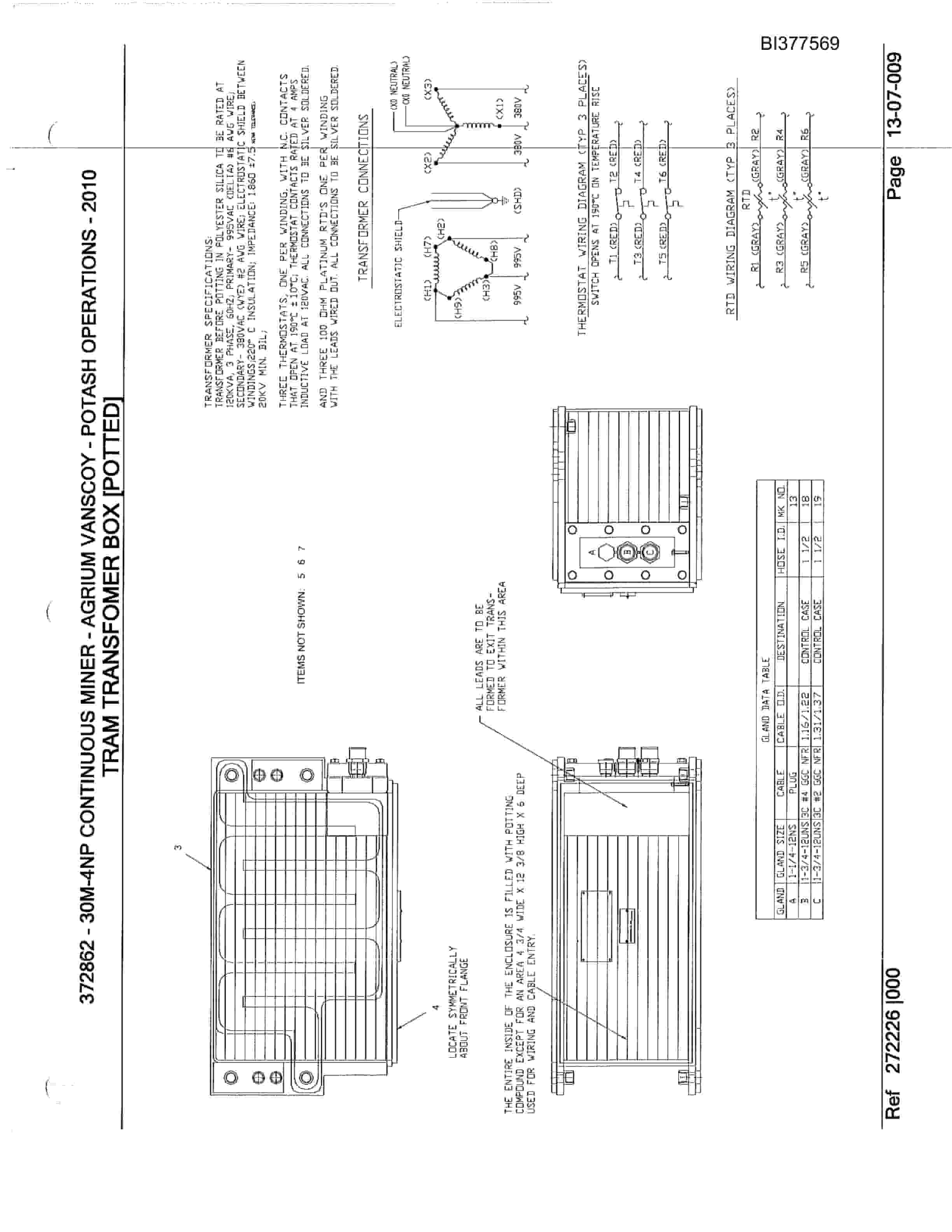 Bucyrus 30M-4NP Continuous Miner Parts Catalog BI377569-4