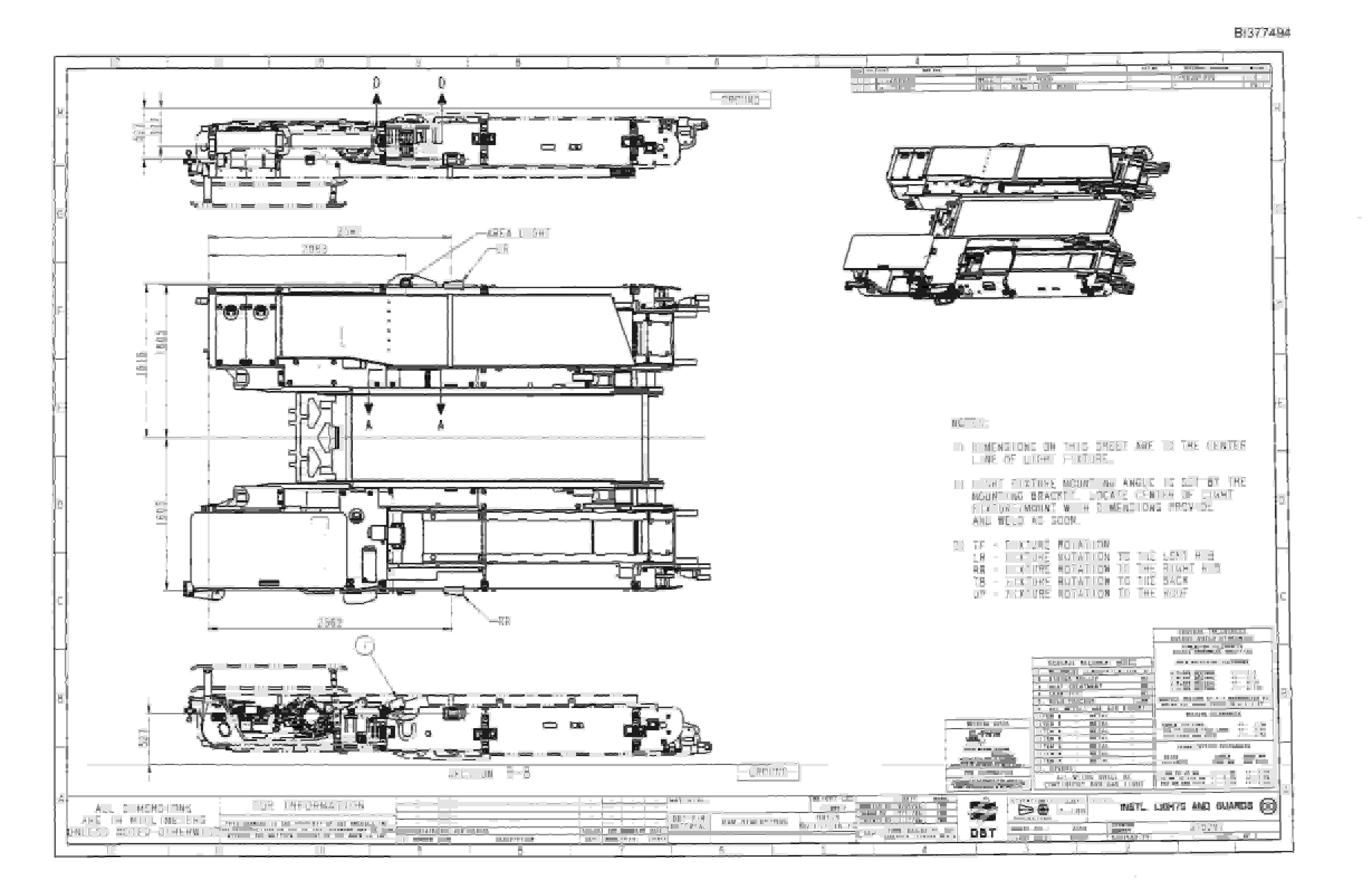 Bucyrus 30M3L Miner Parts Catalog BI377494-3