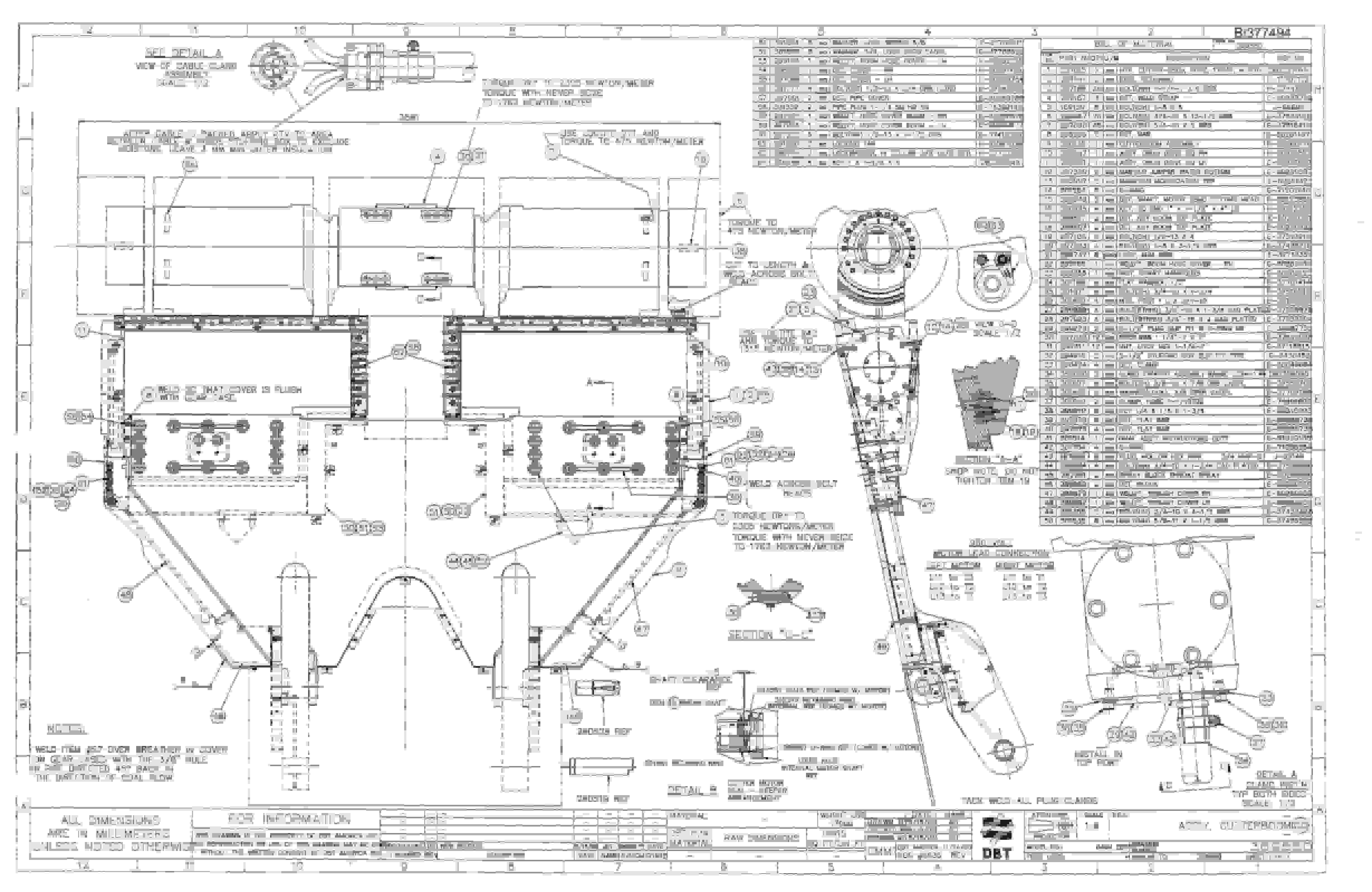 Bucyrus 30M3L Miner Parts Catalog BI377494-4