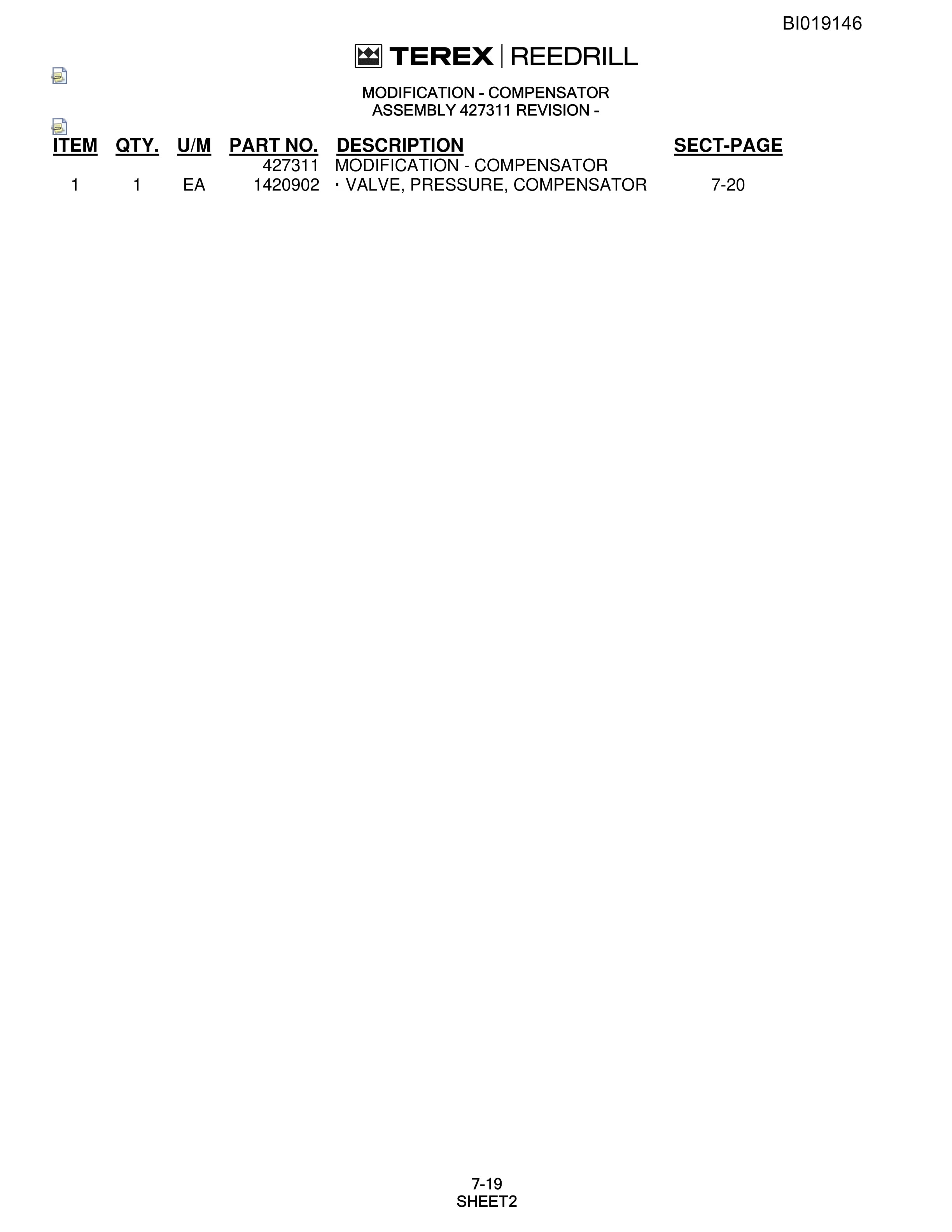 Bucyrus 345 Hydra-Trac Parts Catalog BI019146-5