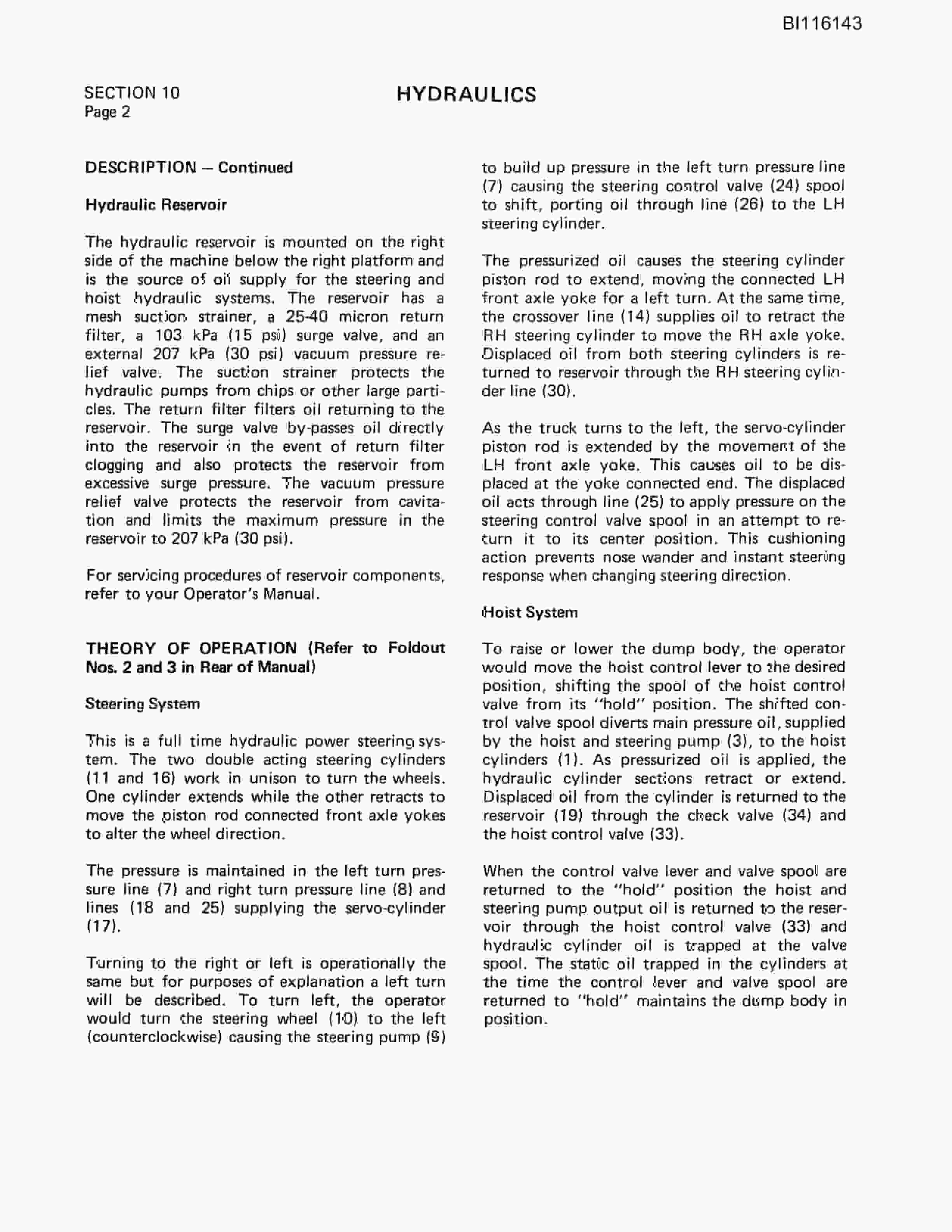 Bucyrus 350B-C Pay Hauler Off-Highway Truck Parts Catalog BI116143 3 Bucyrus 350B-C Pay Hauler Off-Highway Truck Parts Catalog BI116143 - Image 3