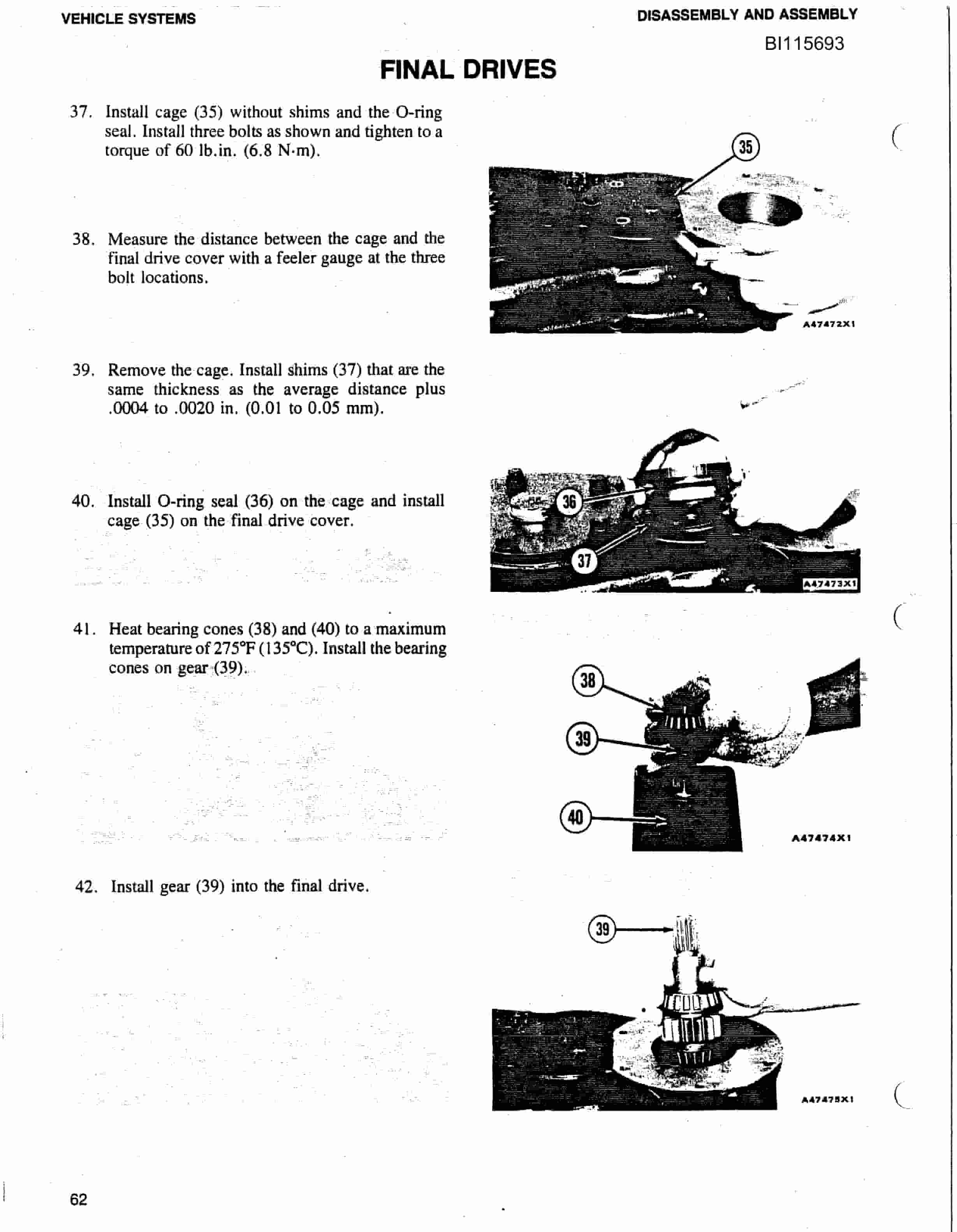 Bucyrus 35B Rotary Blasthole Drill Parts Catalog BI115693-4