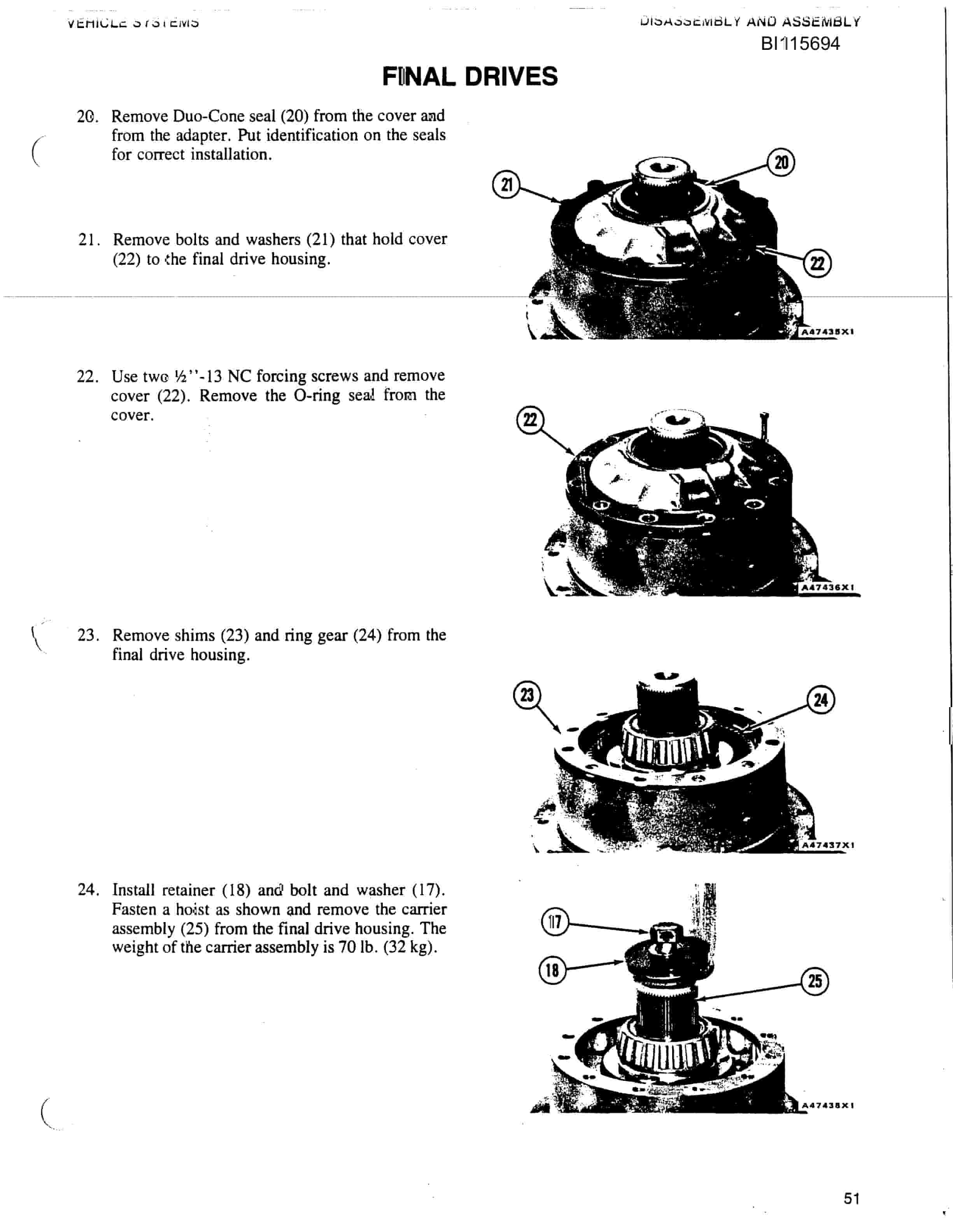 Bucyrus 35B Rotary Blasthole Drill Parts Catalog BI115694-3