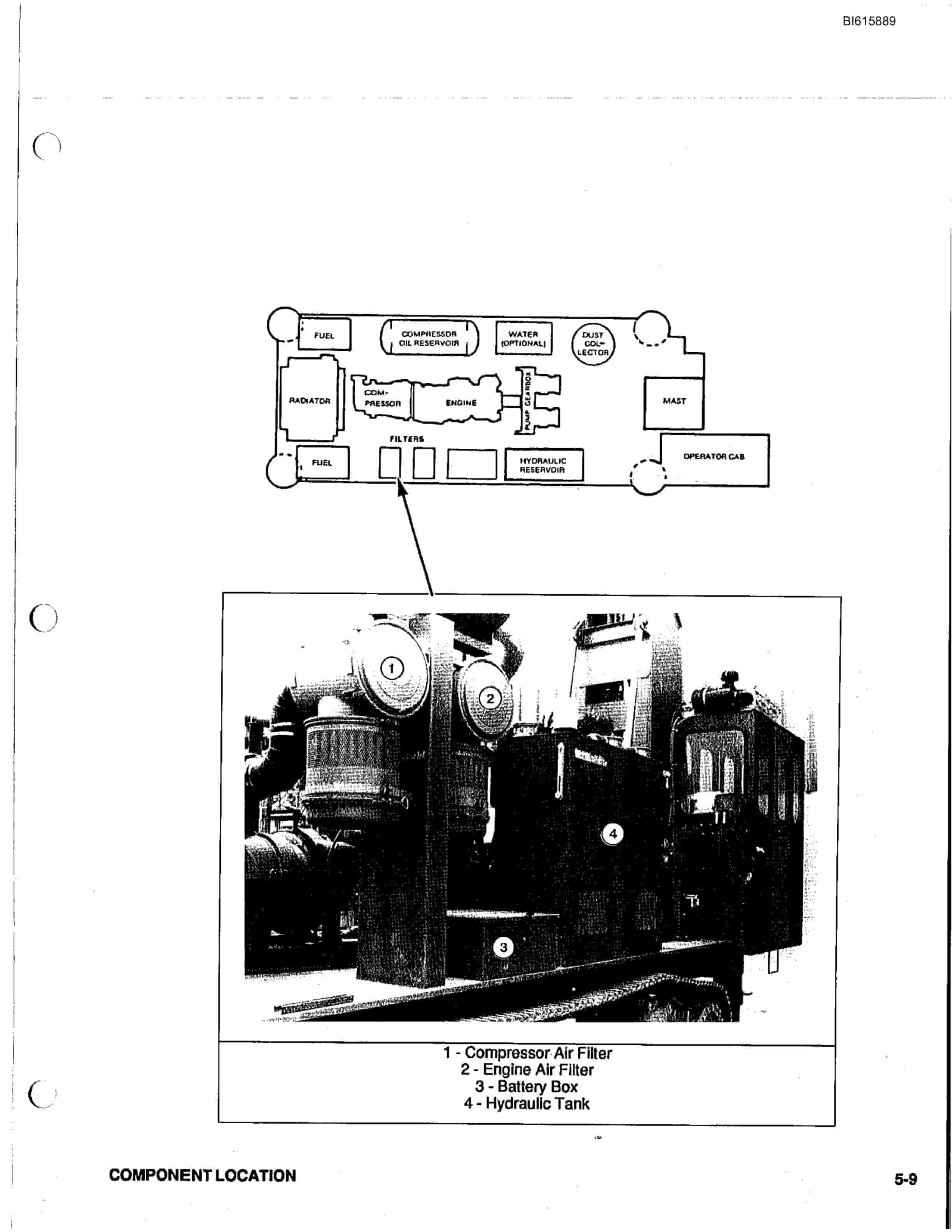 Bucyrus 35B Rotary Blasthole Drill Technical Manual BI615889-2