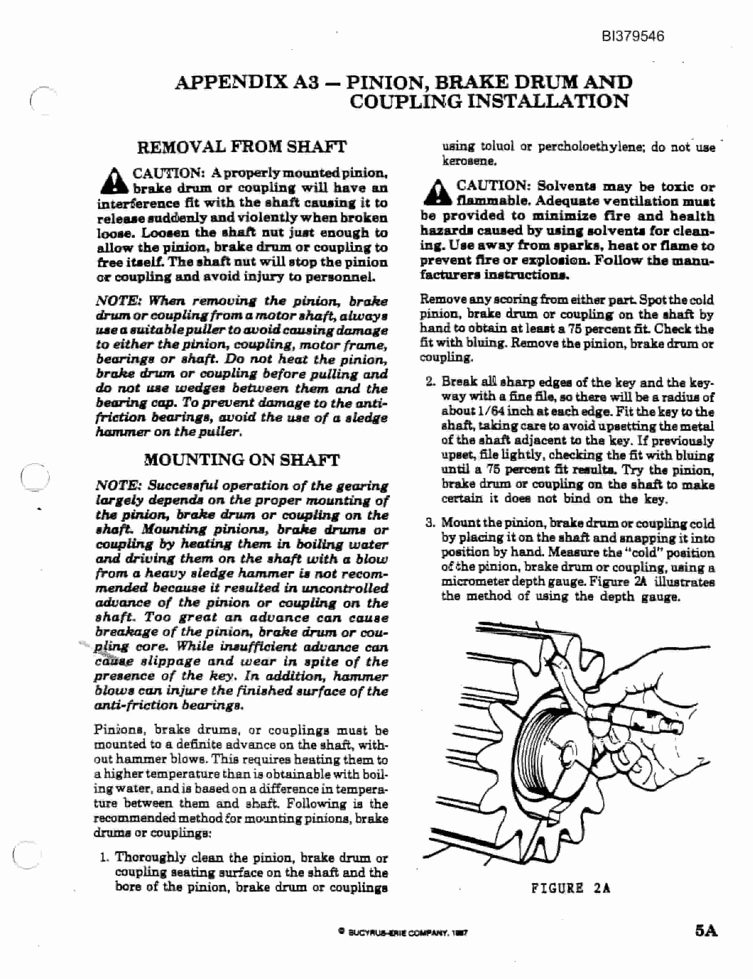 Bucyrus 35R Drill Maintenance Manual BI379546-3