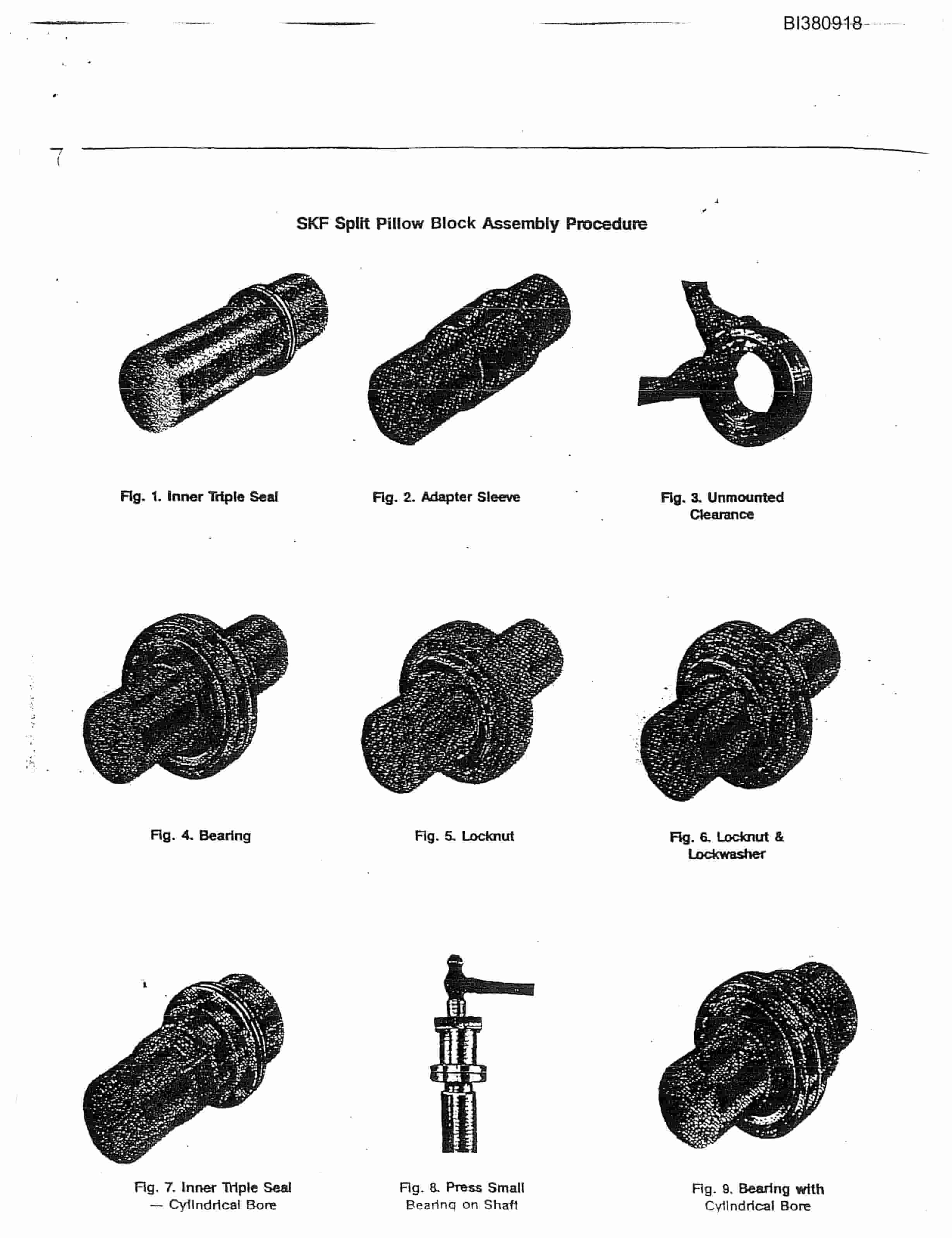 Bucyrus 36in AFSD 150HP, Reconditioned Tail Parts Catalog BI380918-5