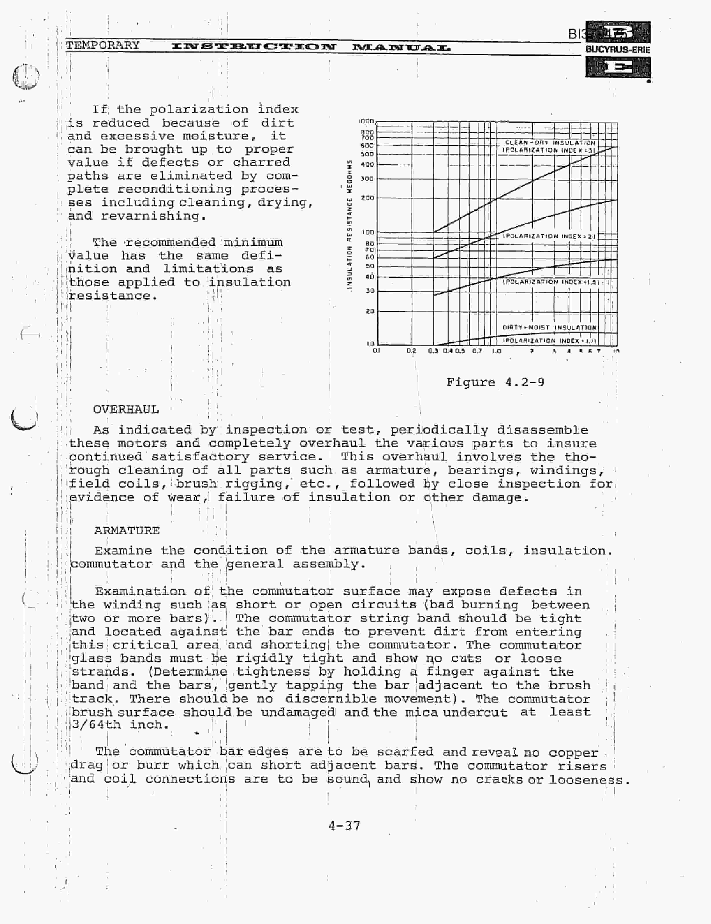 Bucyrus 380-W Walking Dragline Care, Maintenance And Operation Manual BI379475-2