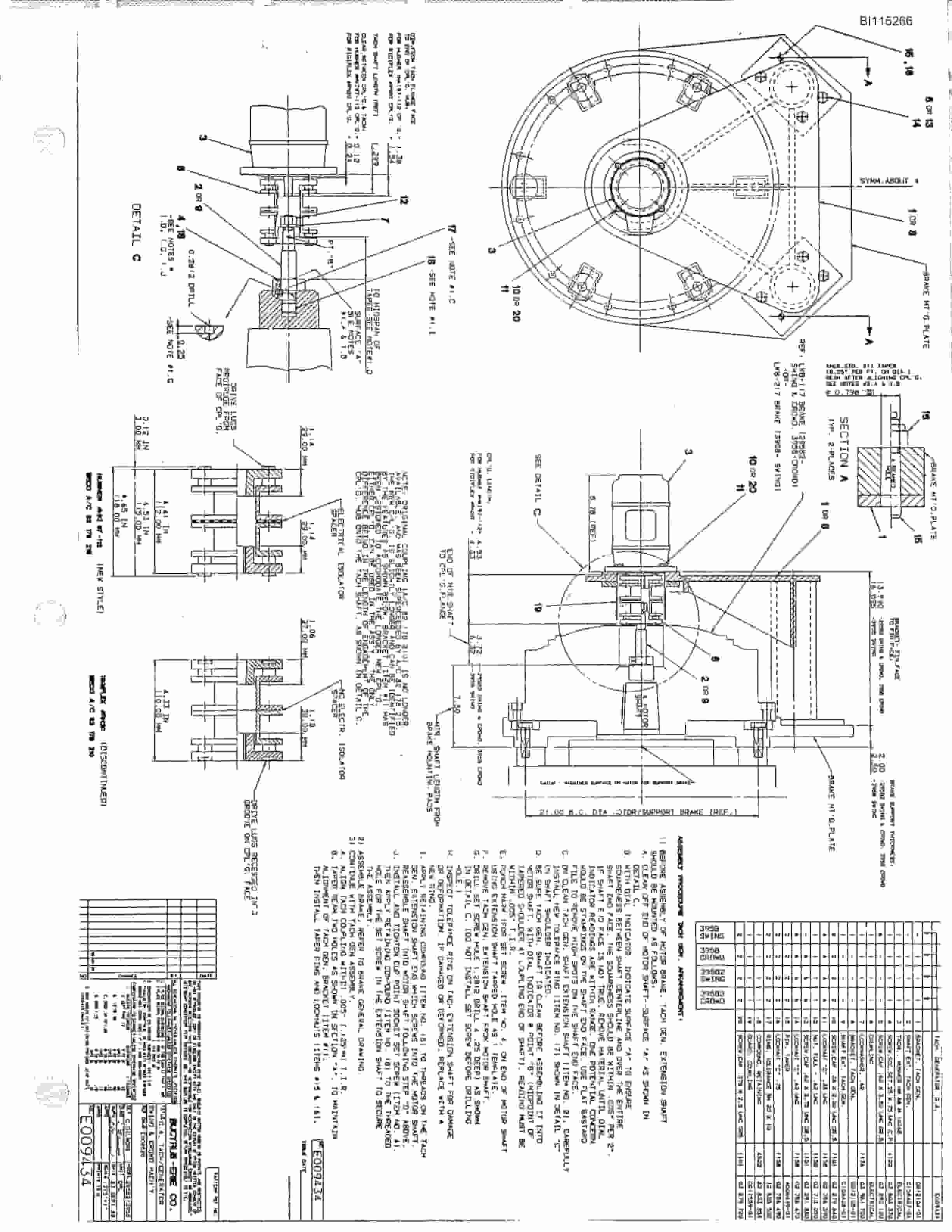 Bucyrus 395-B Electric Mining Shovel Technical Manual BI115266-2