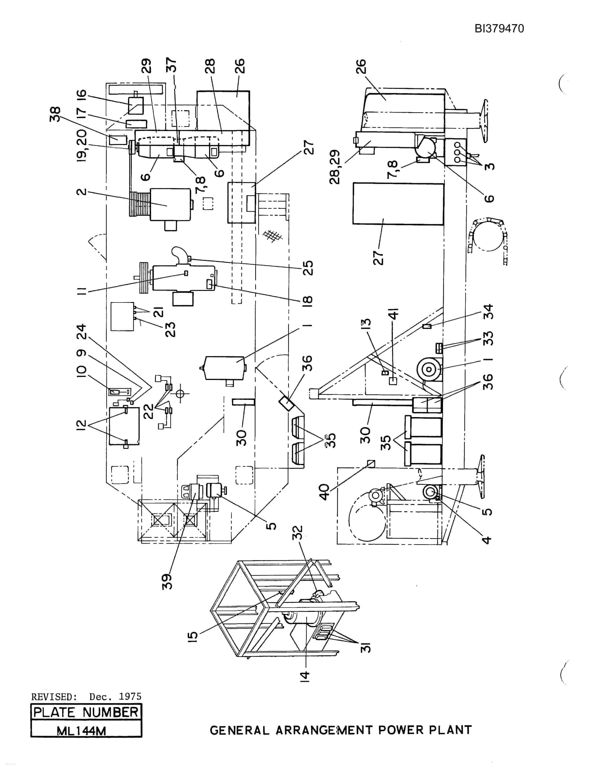 Bucyrus 40-R Drill Parts Manual BI379470-4