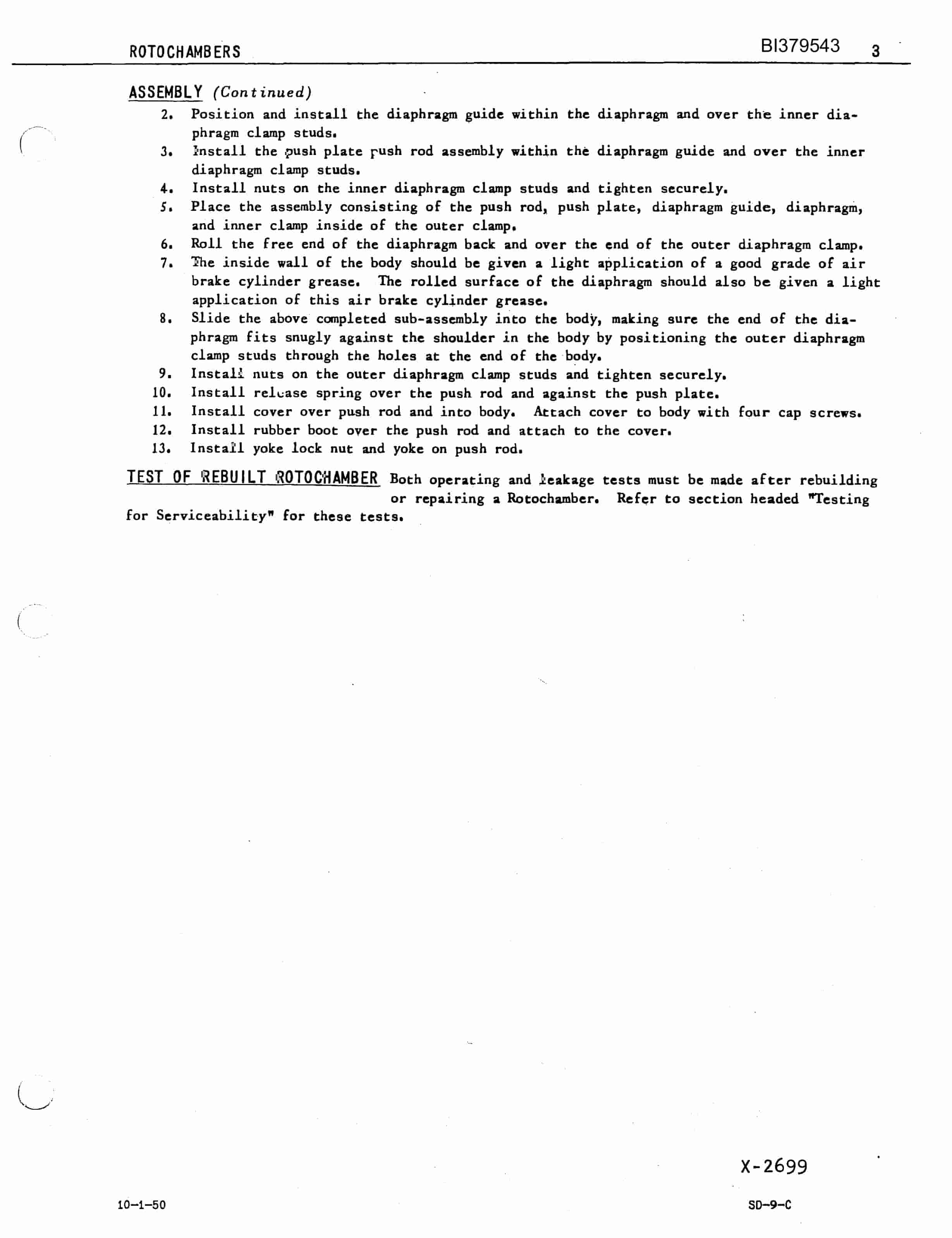Bucyrus 40-R Rotary Drill Instruction Manual BI379543-4