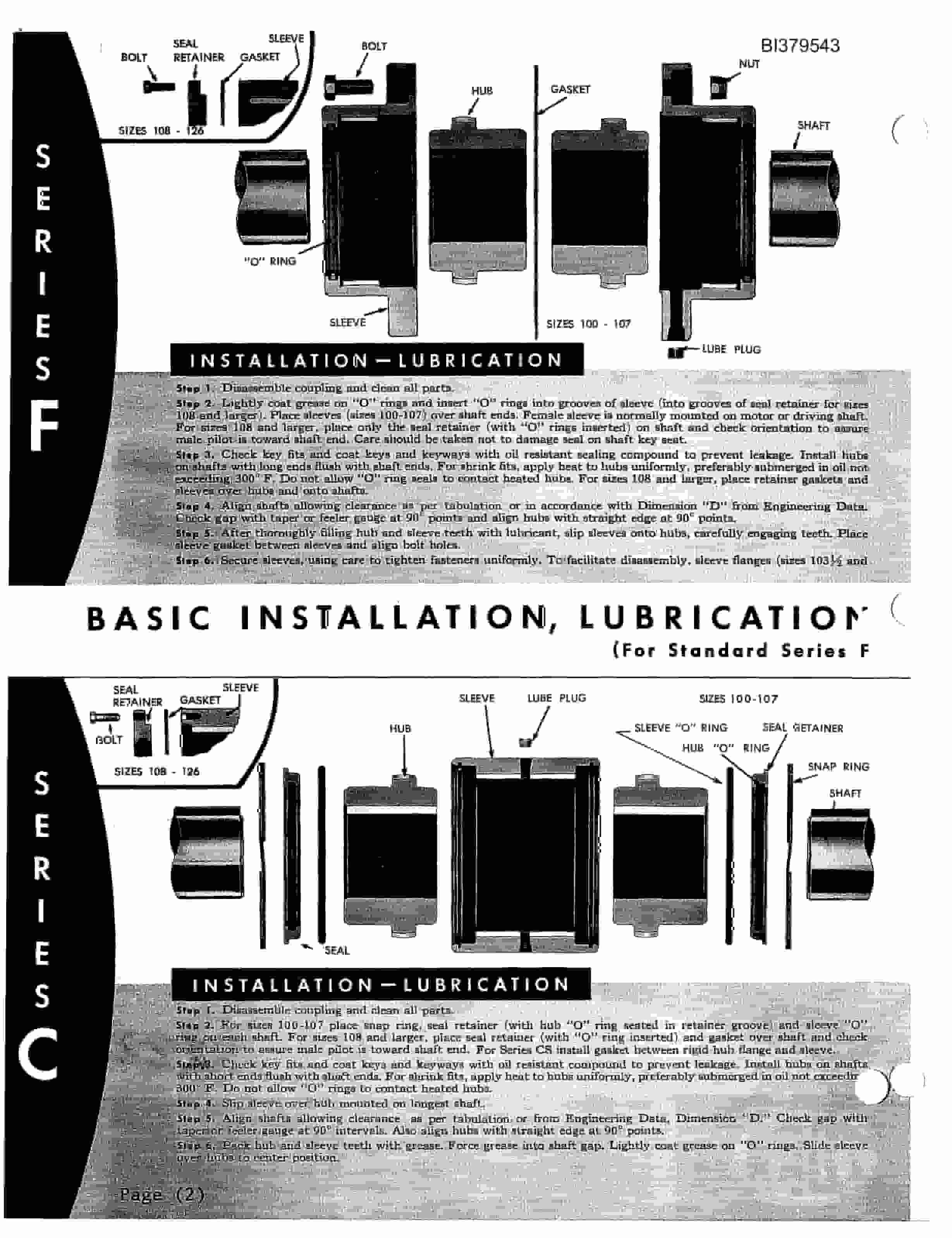 Bucyrus 40-R Rotary Drill Instruction Manual BI379543-5