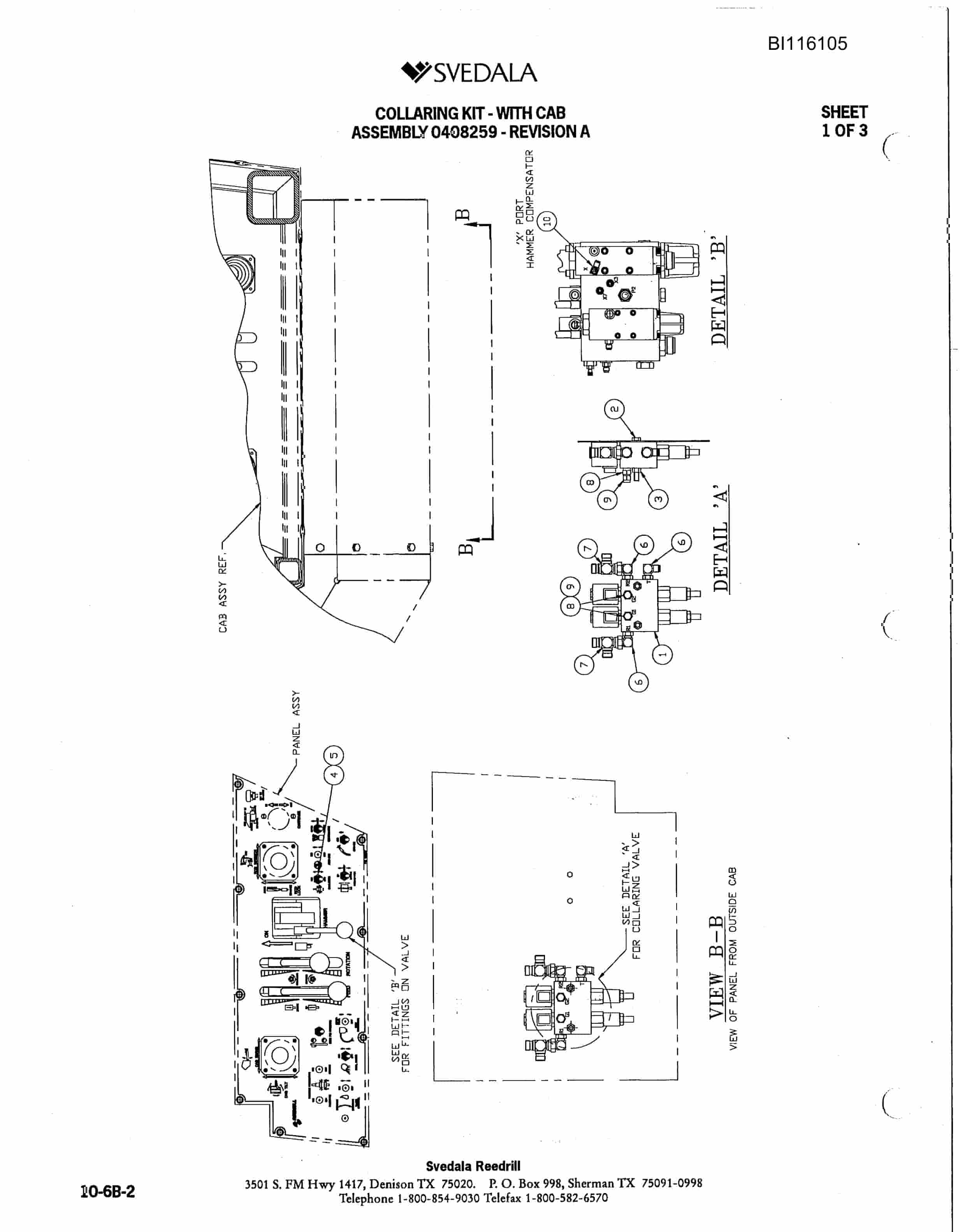 Bucyrus 400 Hydra-Trac Hydraulic Track Drill Parts Catalog BI116105-5