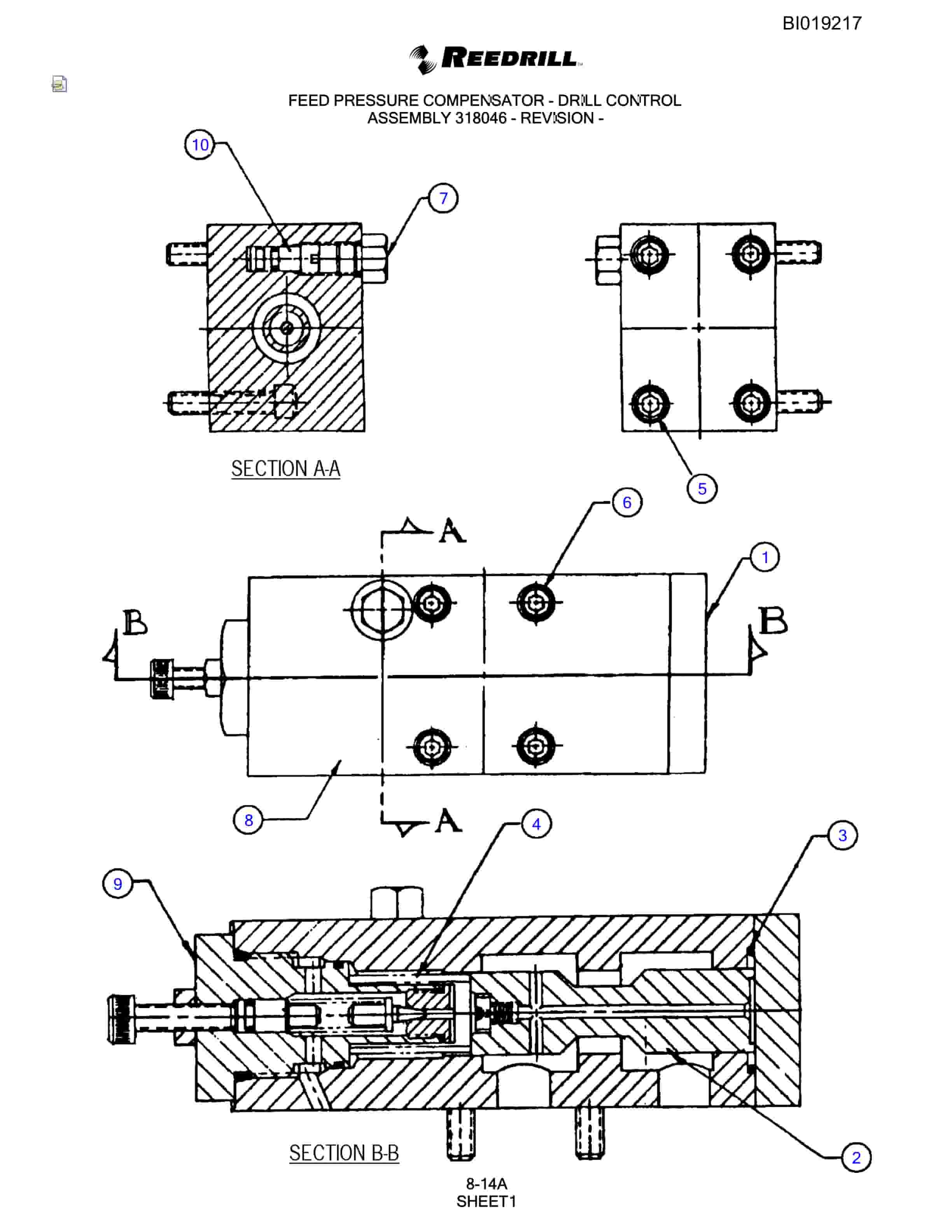 Bucyrus 402 Hydra-Trac Parts Catalog BI019217-3