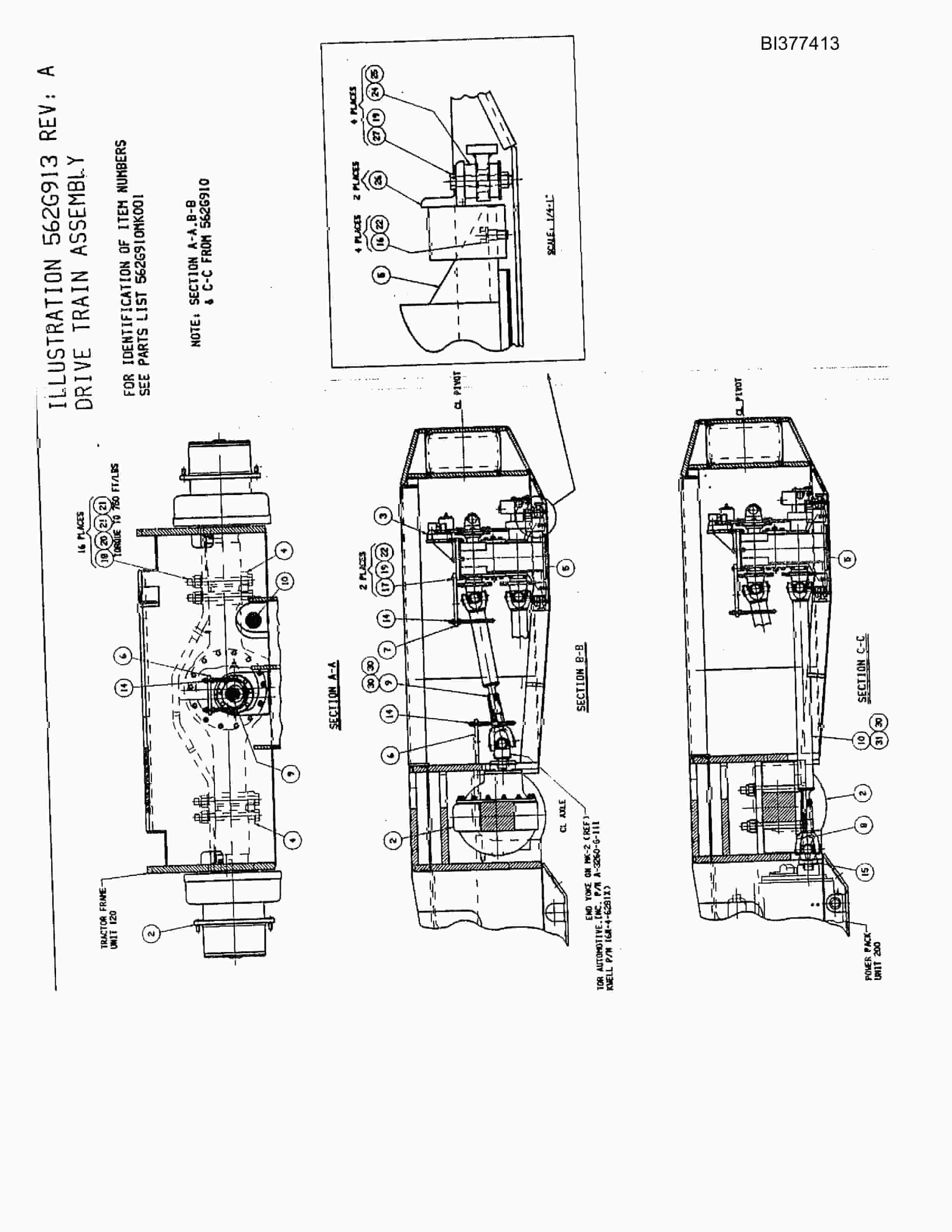Bucyrus 4113 Diesel Ramcar Parts Catalog BI377413-2
