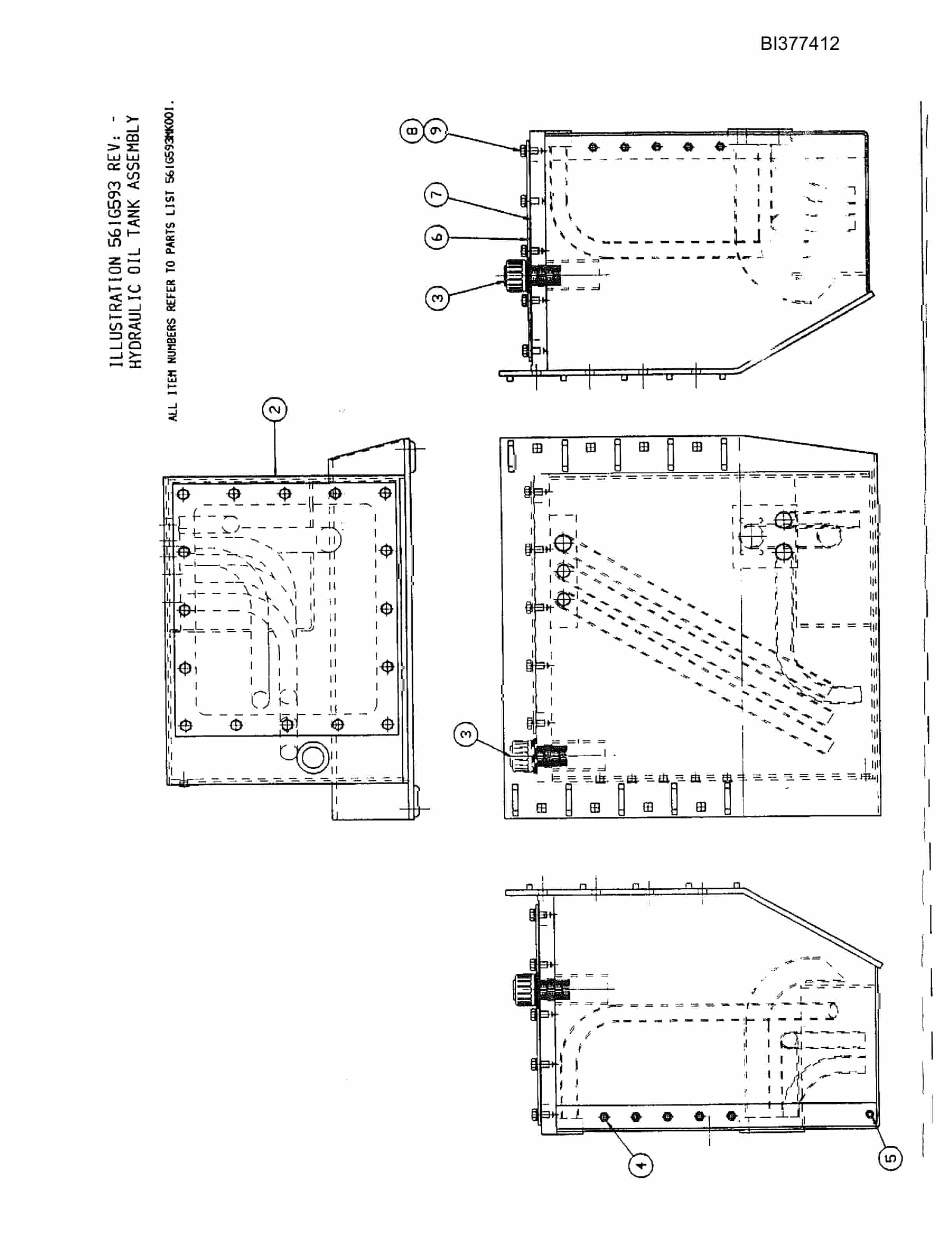 Bucyrus 4120 Diesel Ramcar Parts Catalog BI377412-5